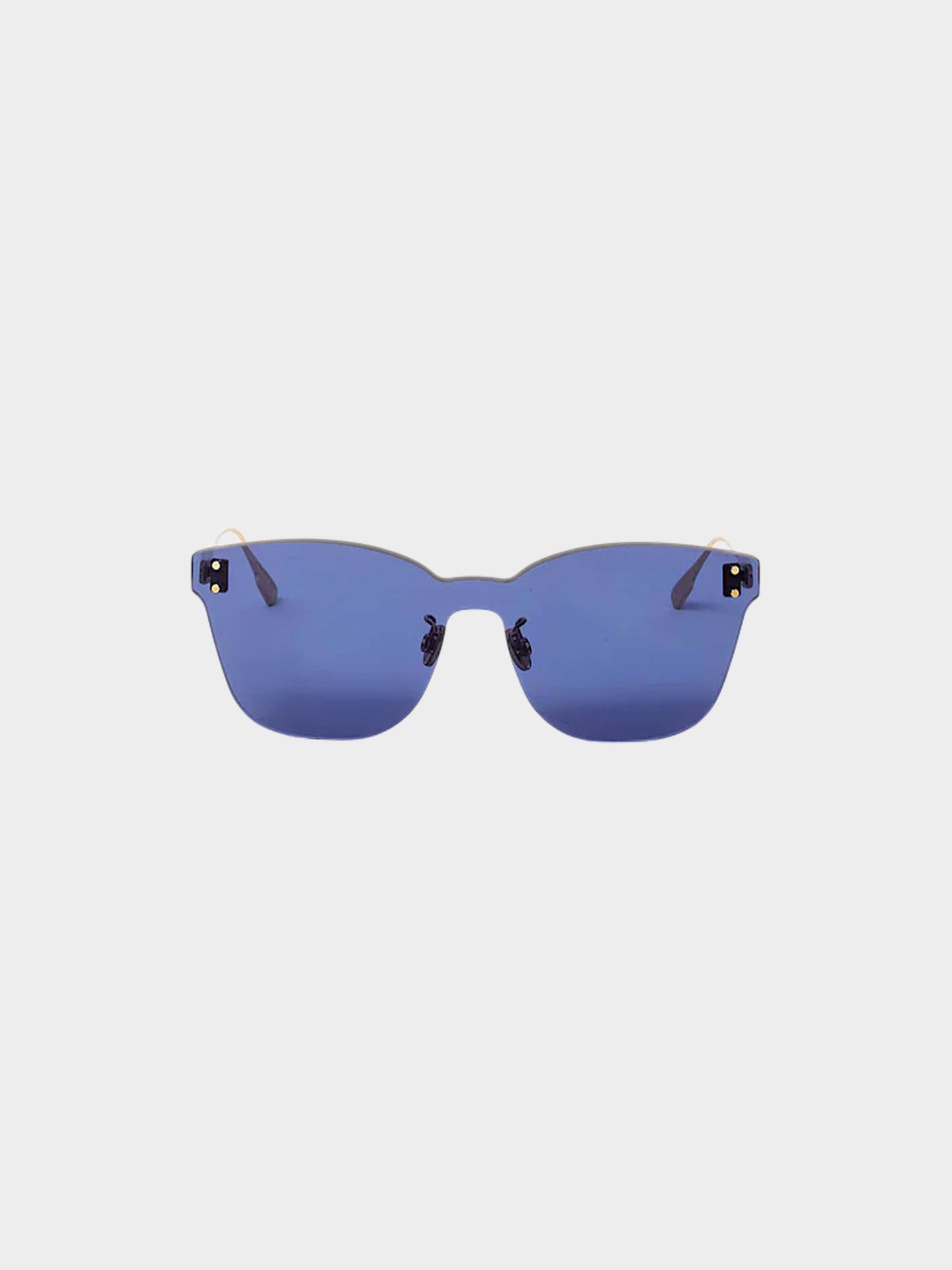 Christian Dior FW 2018 Blue Rimless Quake2 Sunglasses