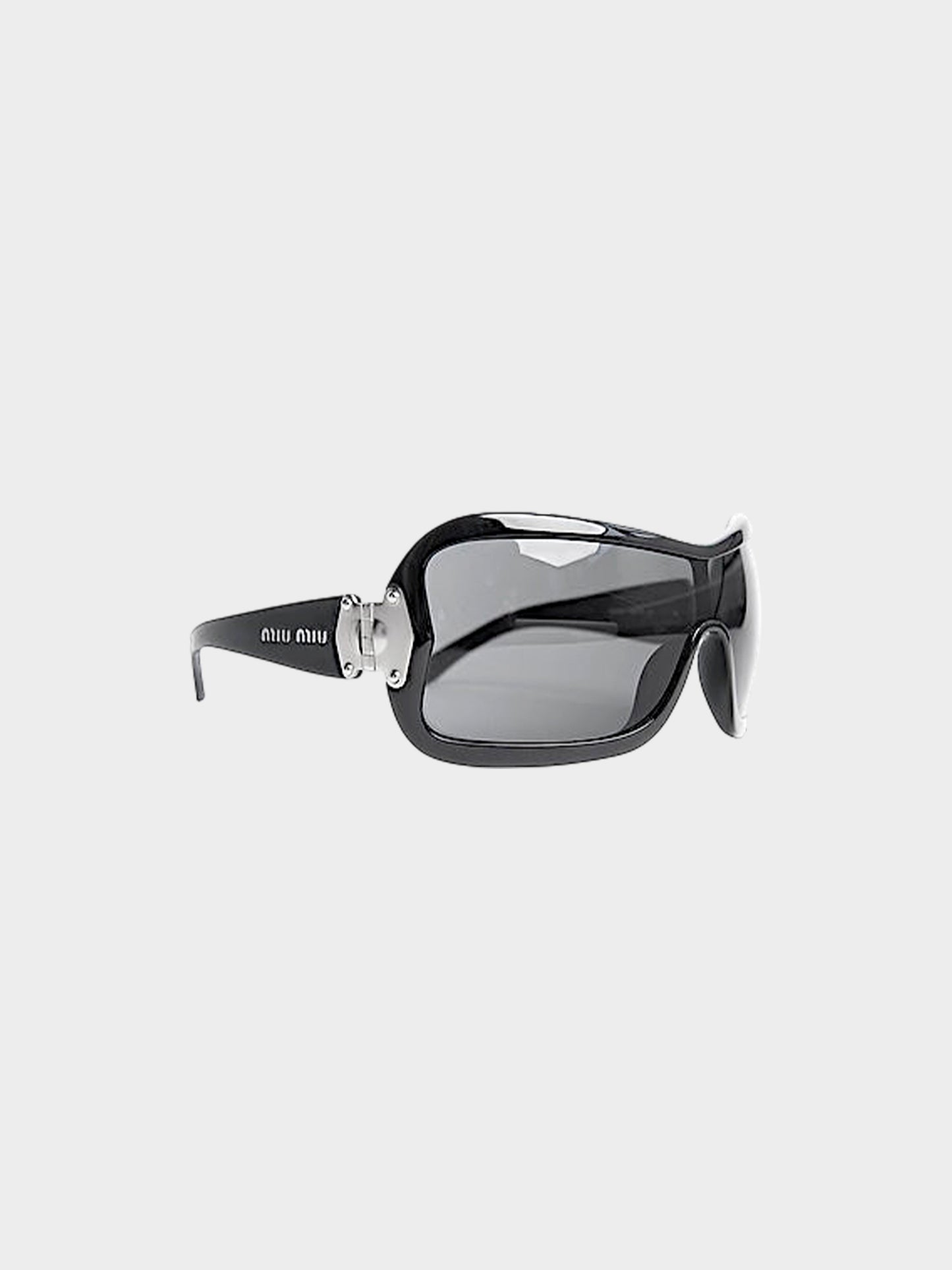 Miu Miu 2000s Shield Logo Sunglasses