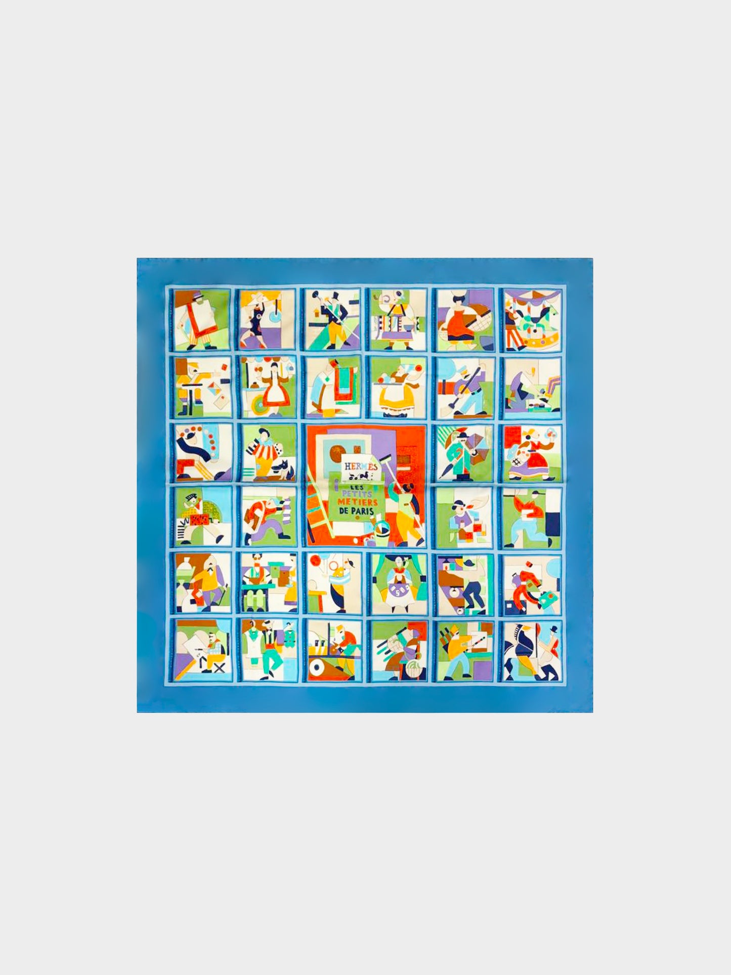 Hermès 2006 Les Petits Metiers de Paris Silk Scarf