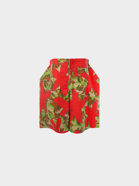 Comme des Garçons AW 2012 Floral and Camouflage Felted Shorts