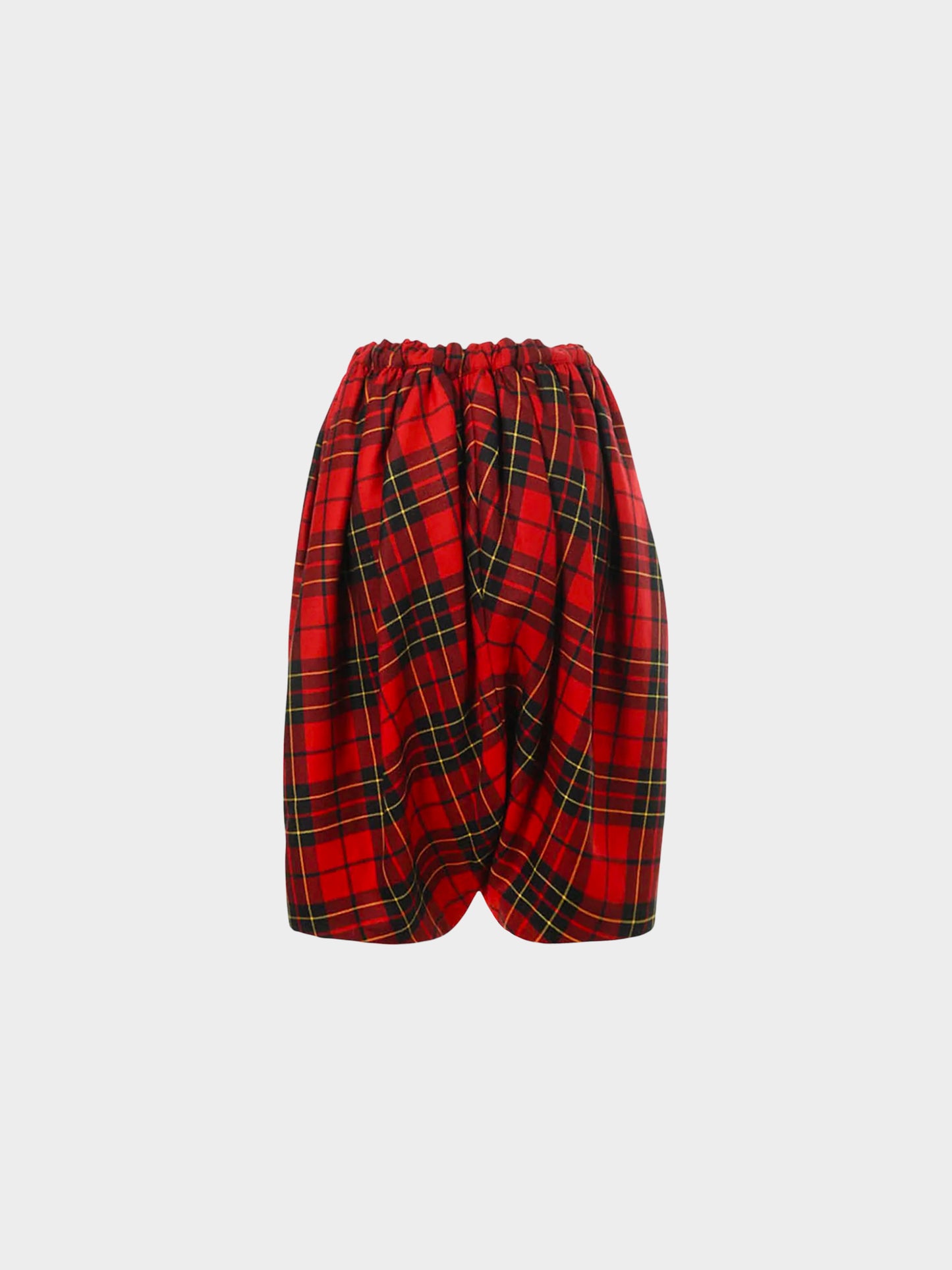 Comme des Garçons AW 2010 Red Tartan Wool Balloon Pants