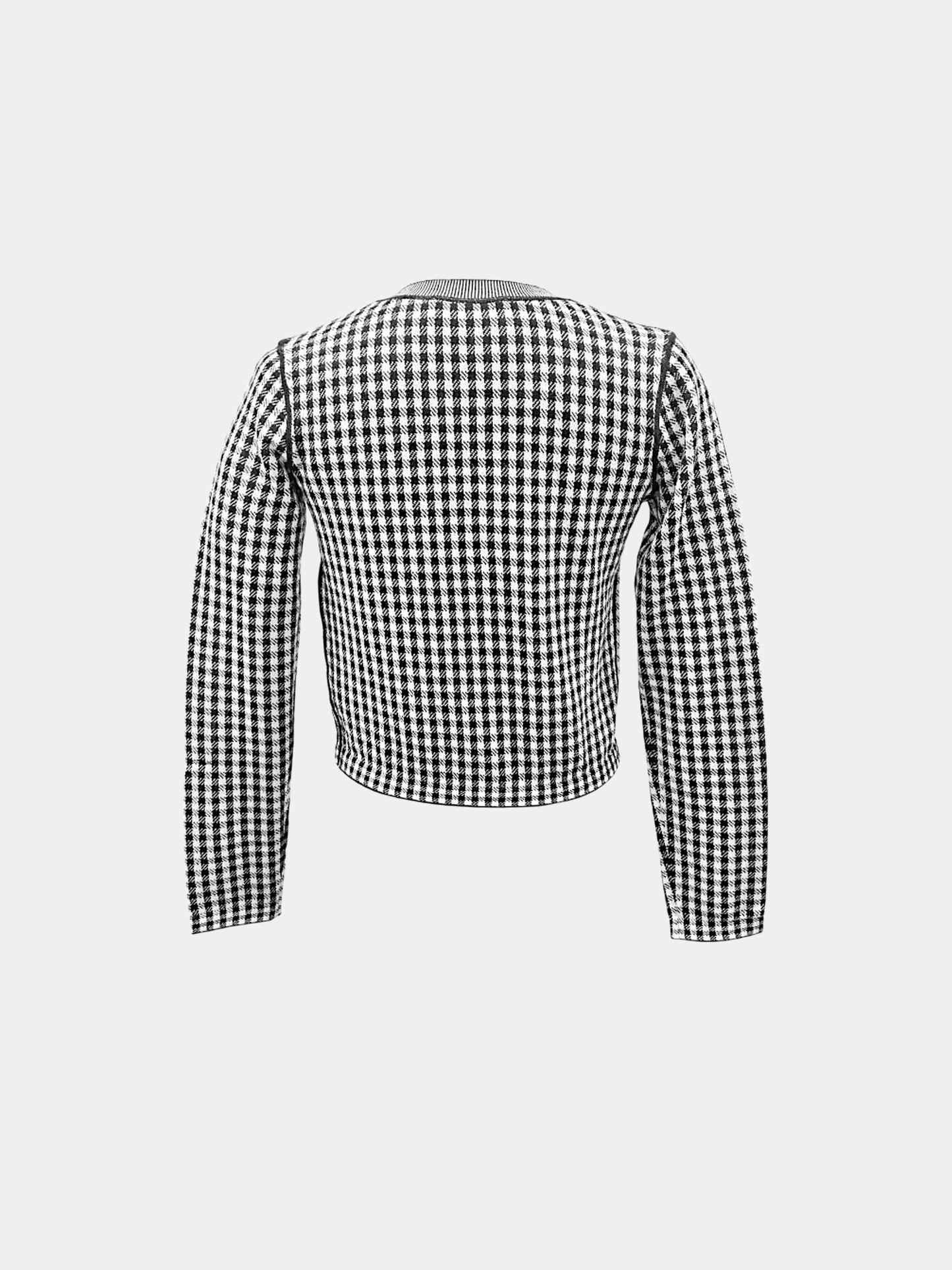 Christian Dior 2020s Check Cashmere-silk Knit Twin Set