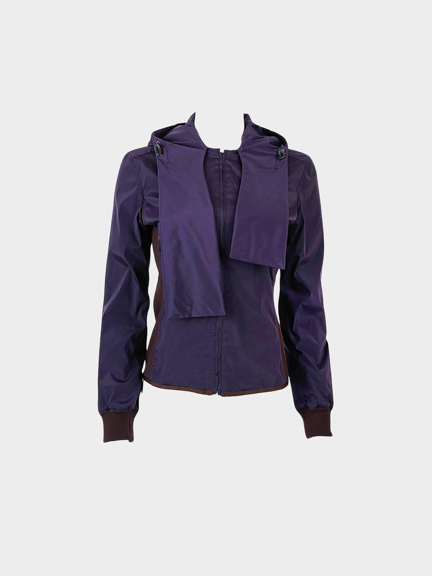 Prada Sport 1999 Purple Hooded Jacket