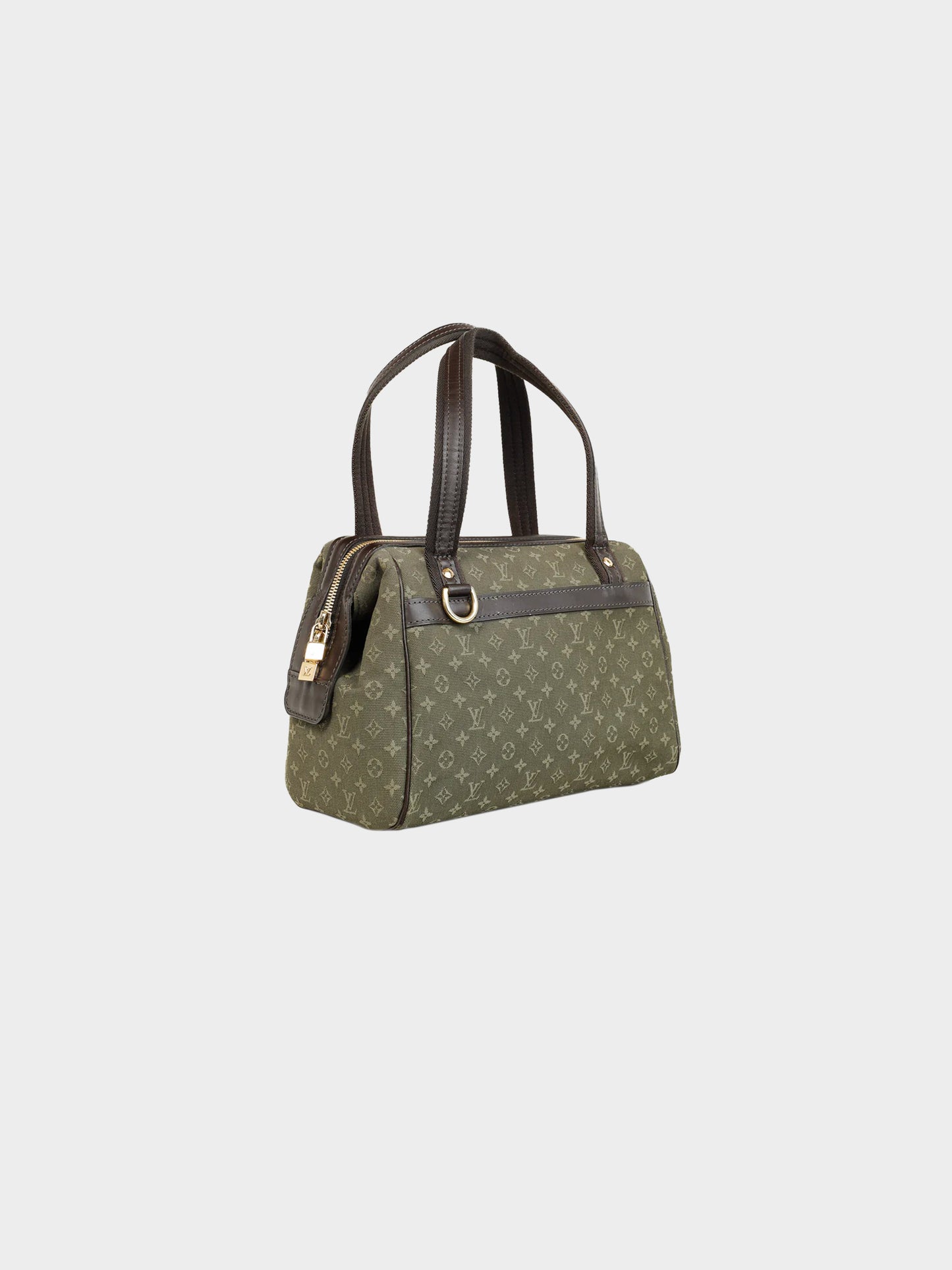 Louis Vuitton 2003 Khaki Mini Lin Canvas Josephine PM Bag