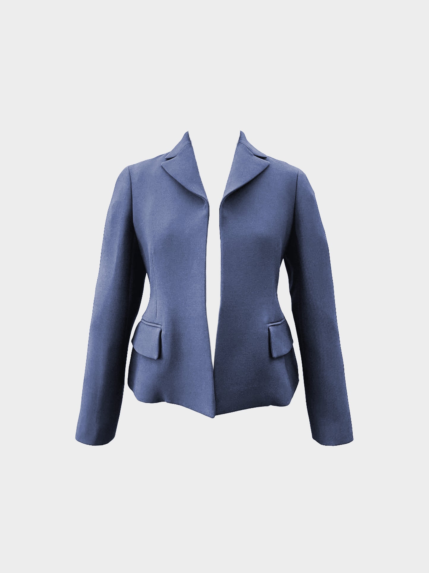Christian Dior 2010s Navy Wool Belted Blazer