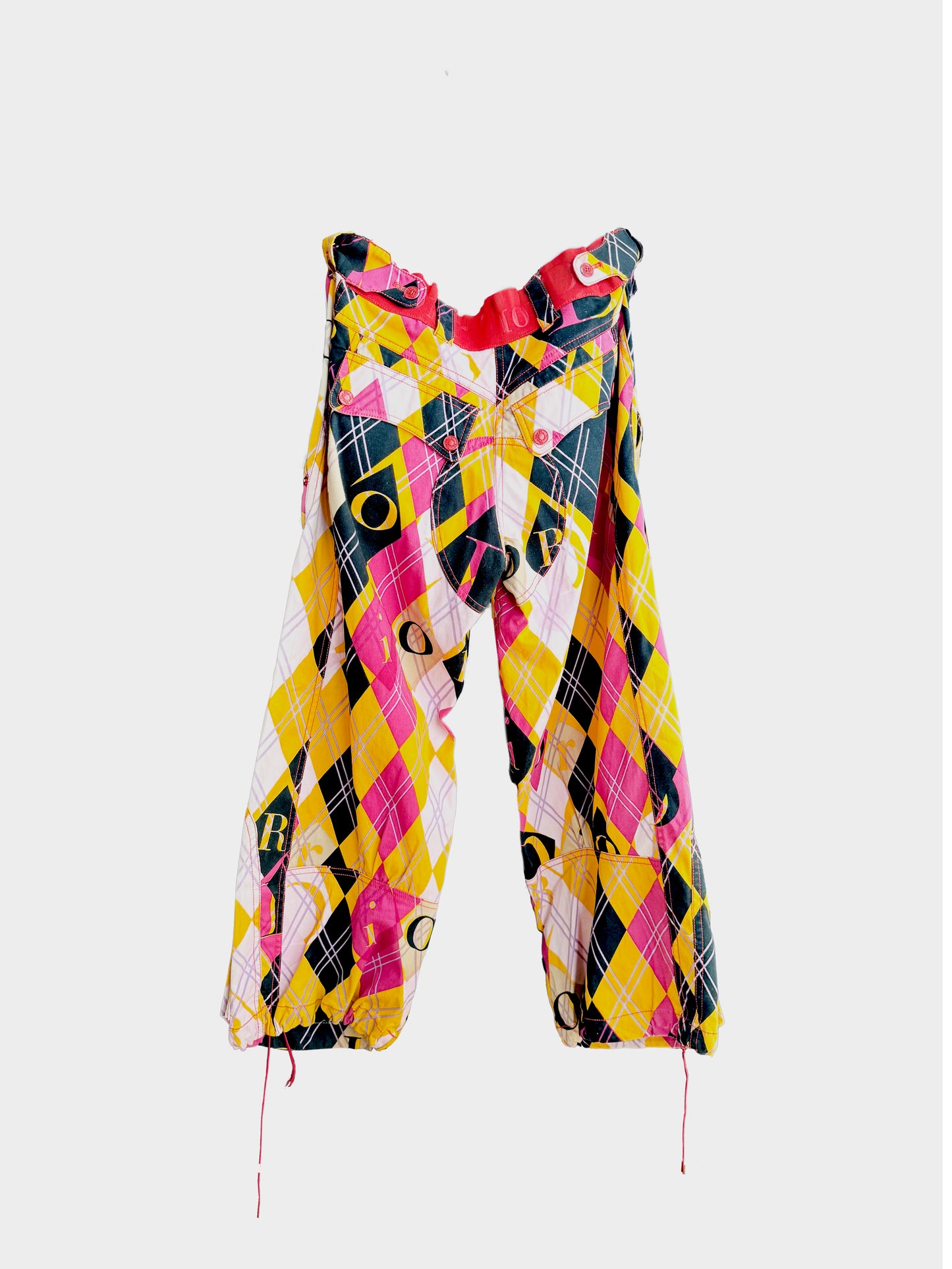 Christian Dior by John Galliano AW 2004 Argyle Harlequin Pants
