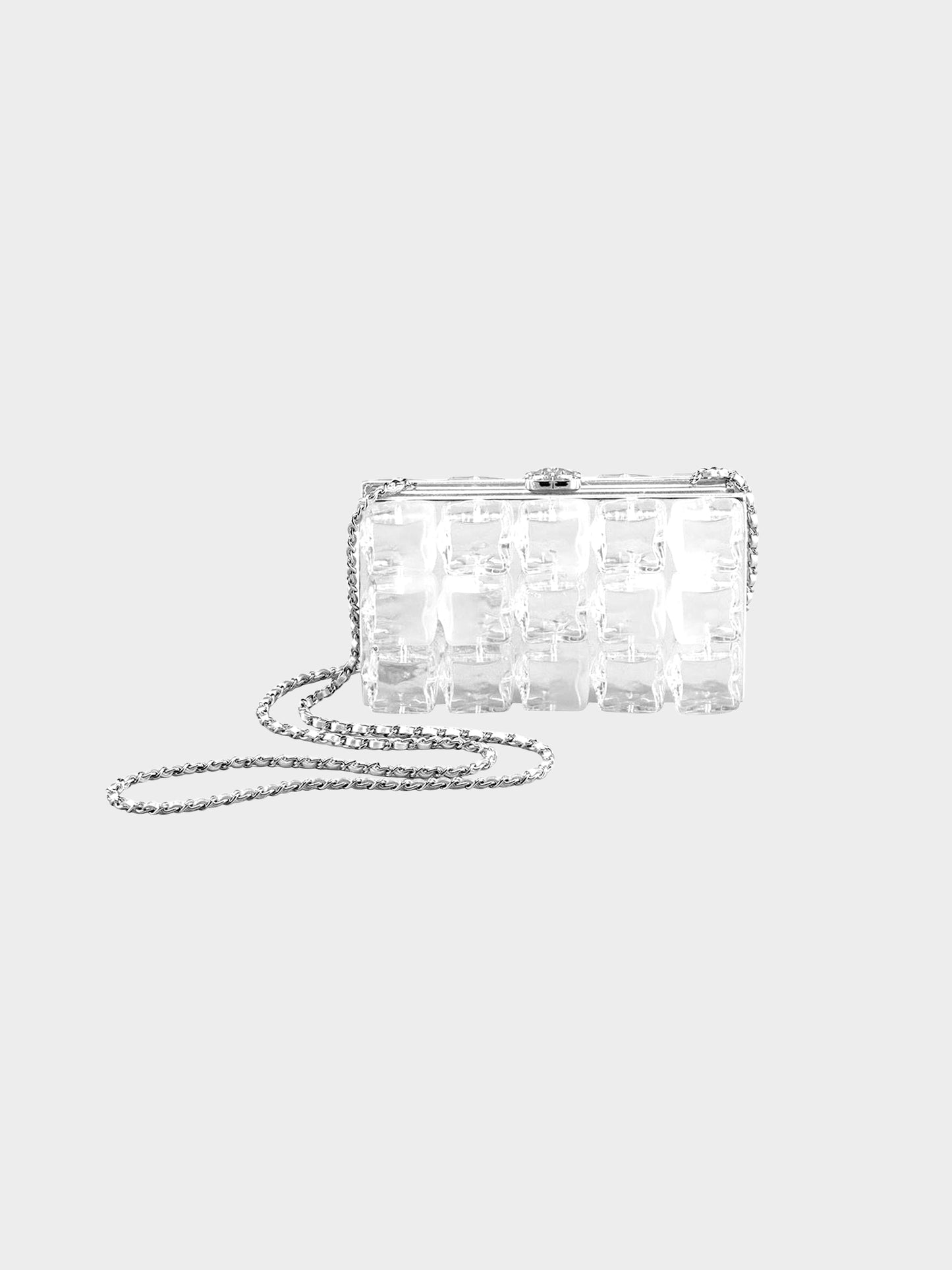 Chanel 2010 Plexiglass Ice Cube Clutch Bag