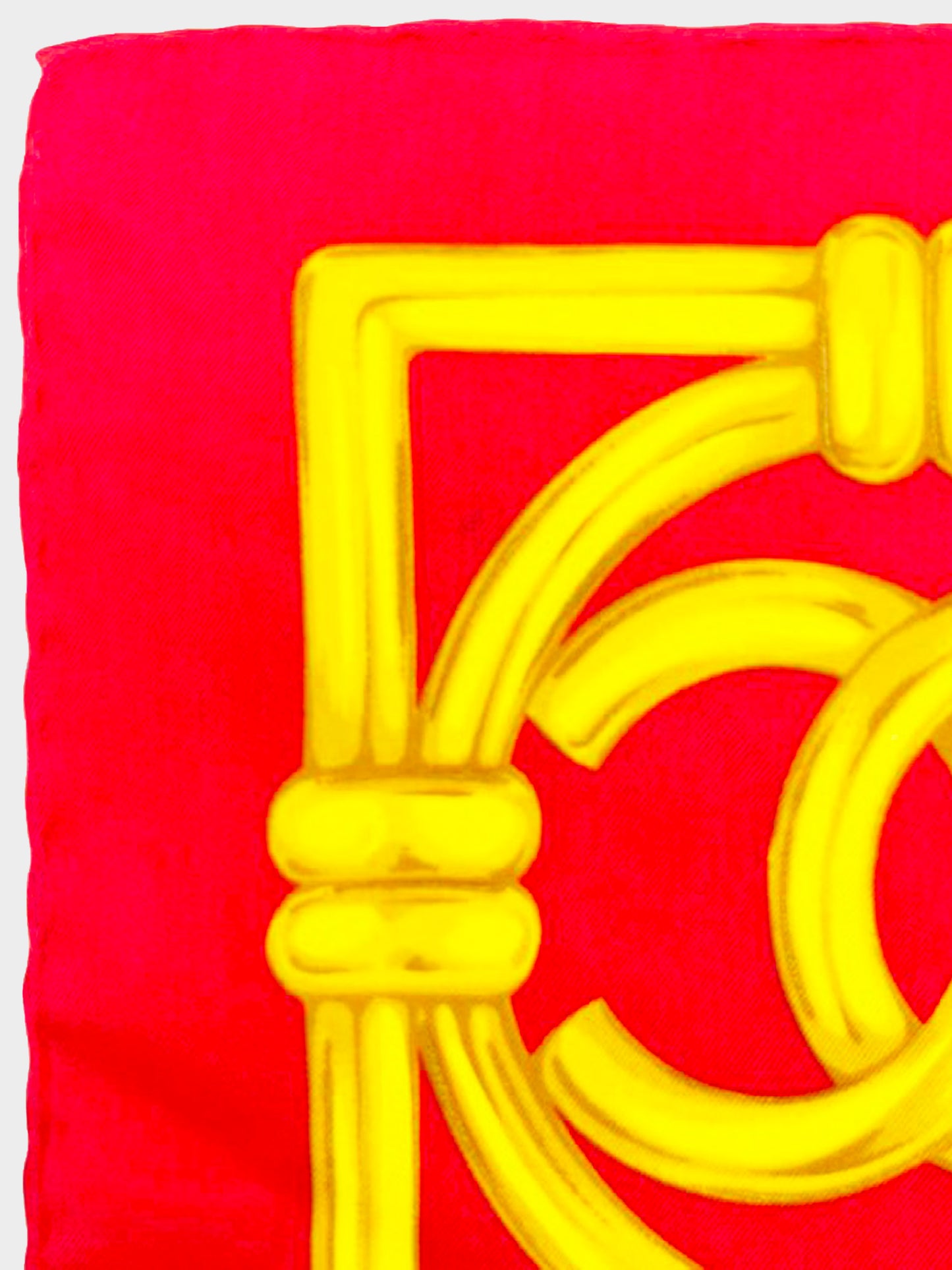 Chanel 1990s Bon Voyage Silk Scarf