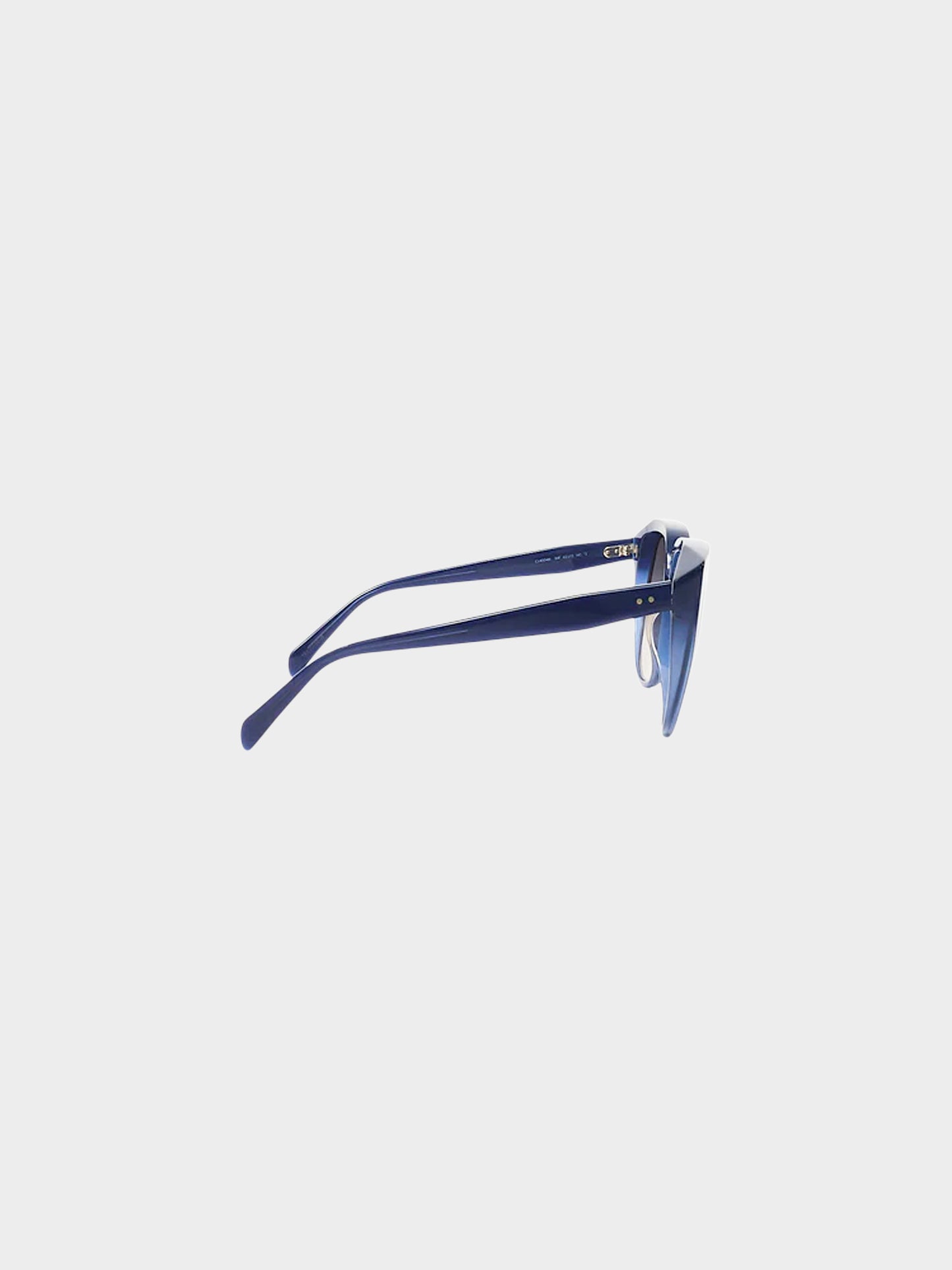 Celine 2020s Blue Round Oversized Sunglasses