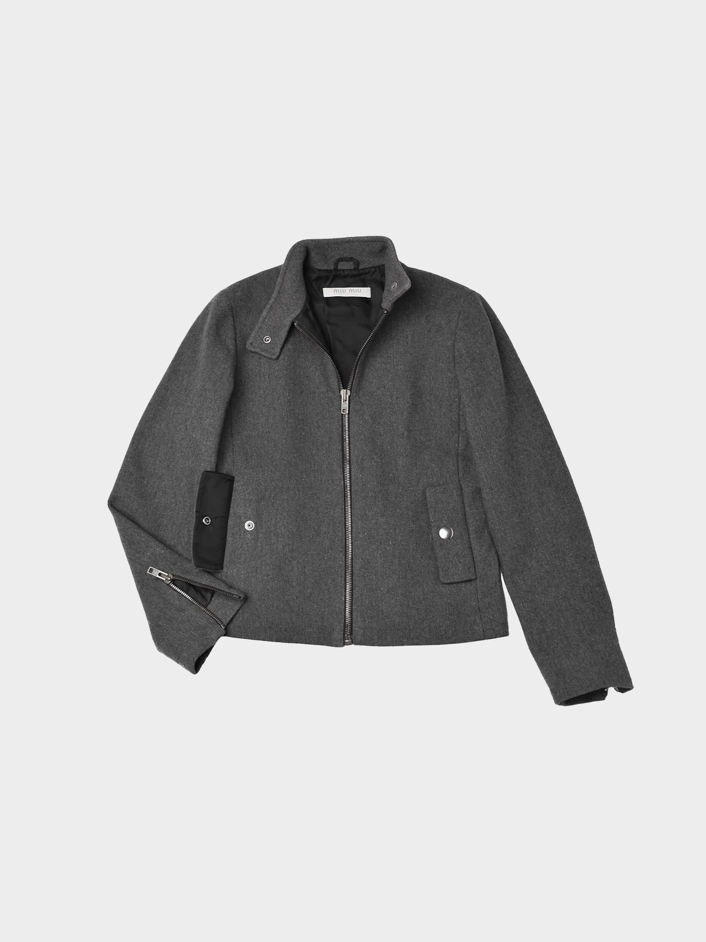 Miu Miu FW 1999 Grey Wool Jacket