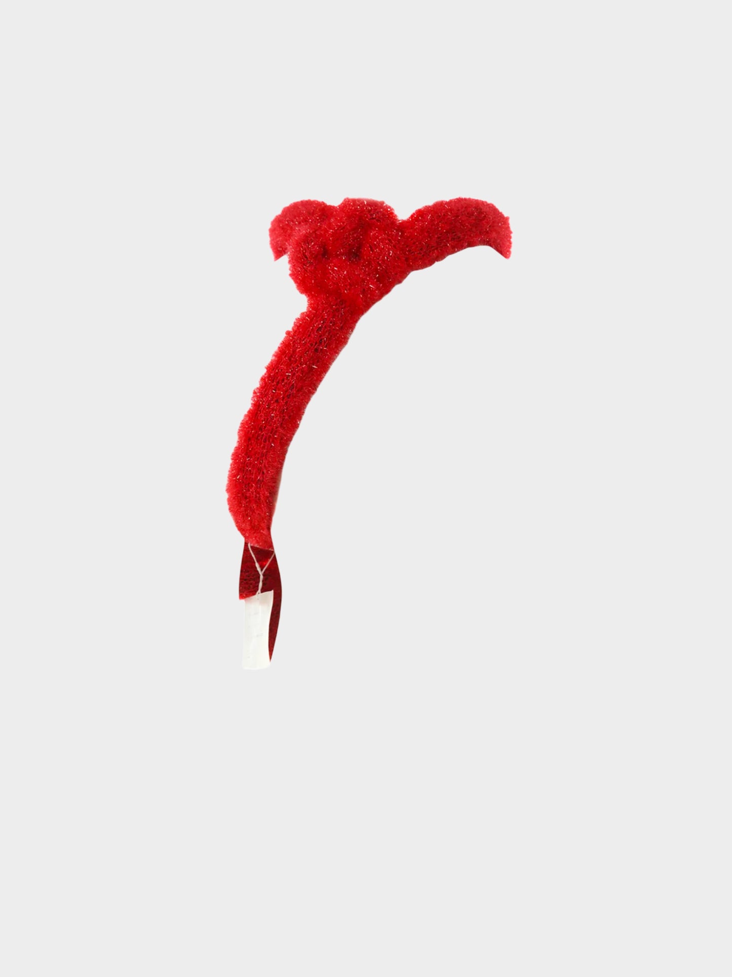 Comme des Garçons x Noir Kei Ninomiya AW 2023 Red Knitted Floral Harness