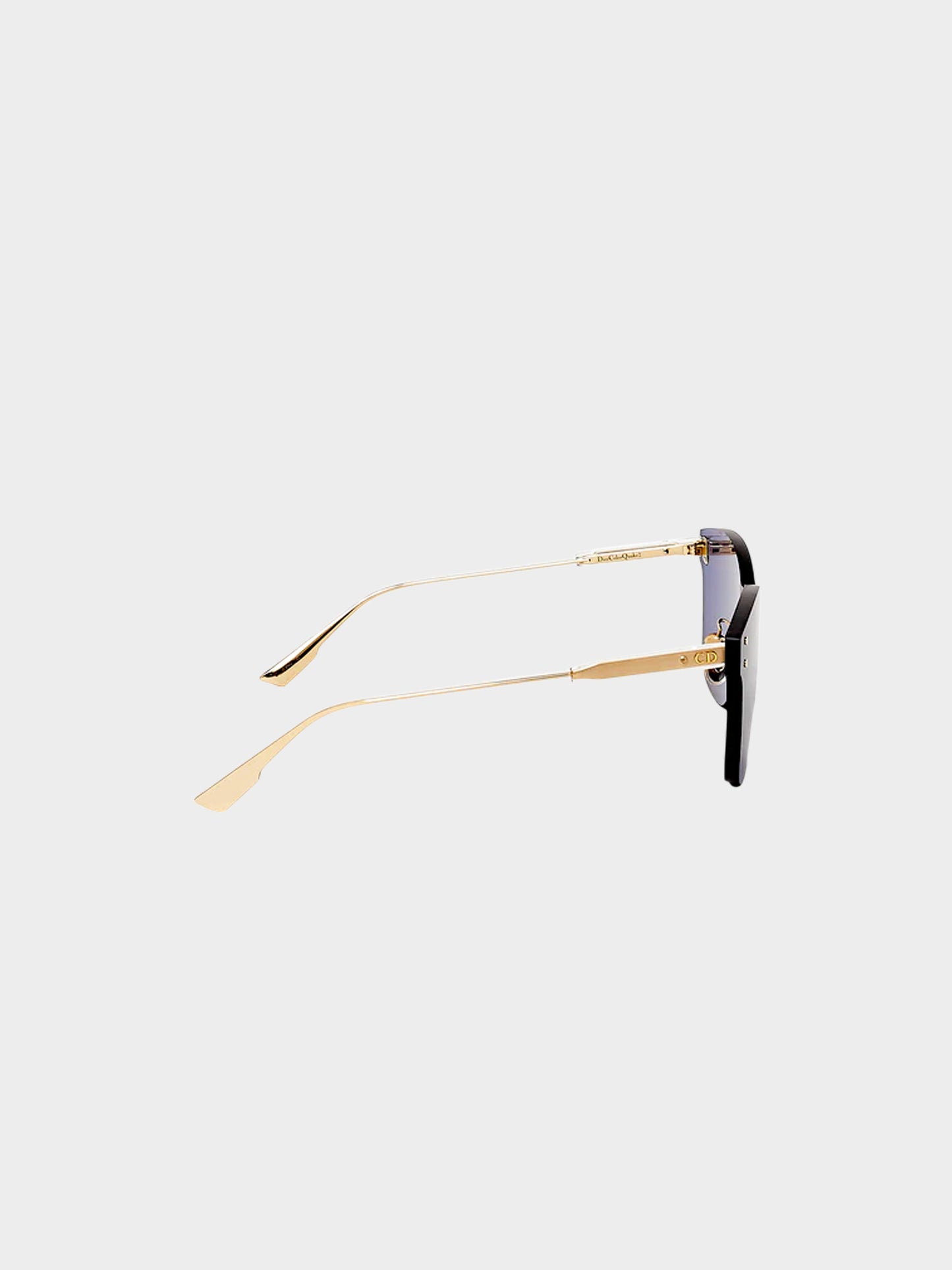 Christian Dior FW 2018 Blue Rimless Quake2 Sunglasses