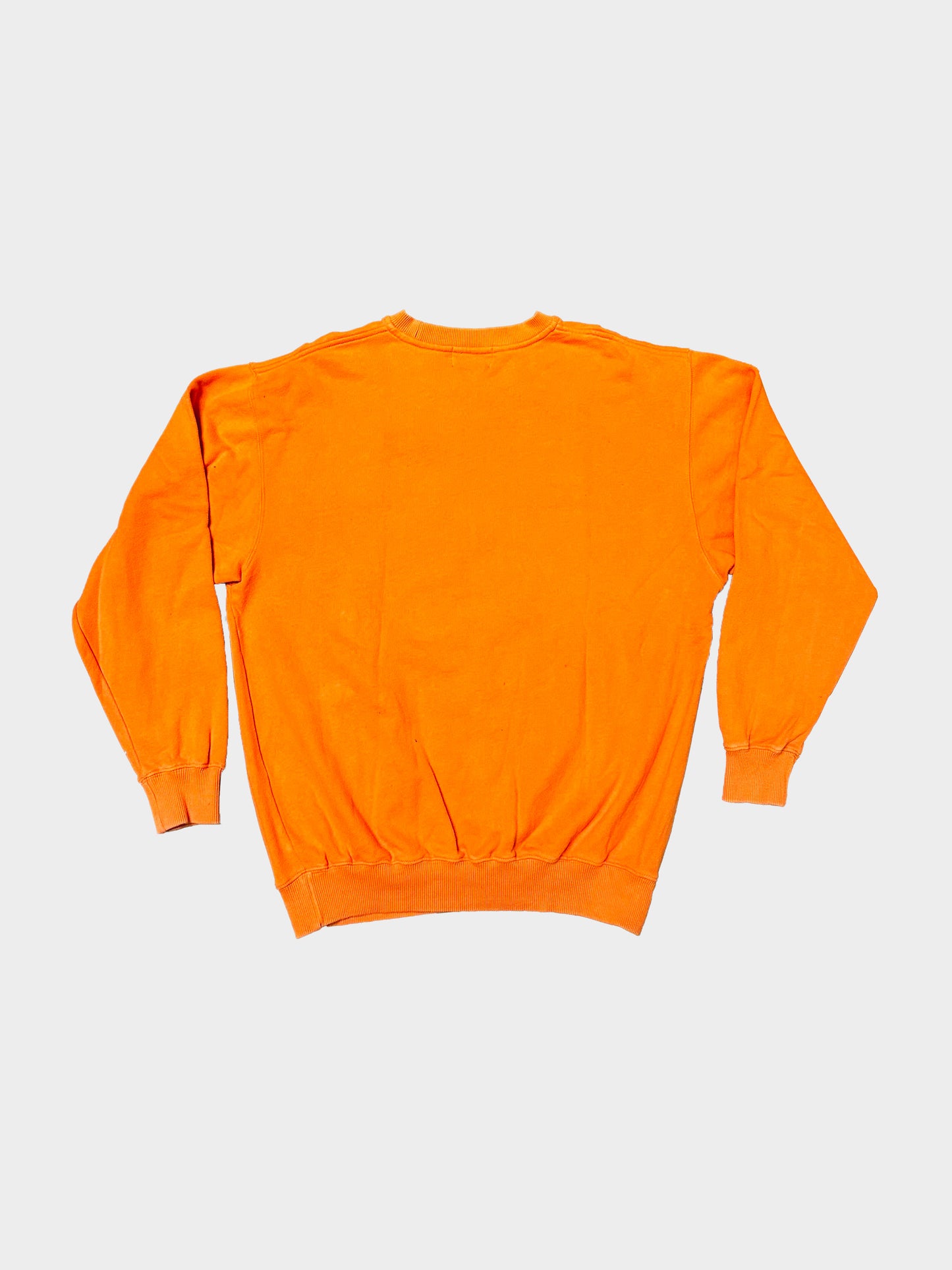 Missoni Sport 1990s Orange Embroidered Logo Sweater