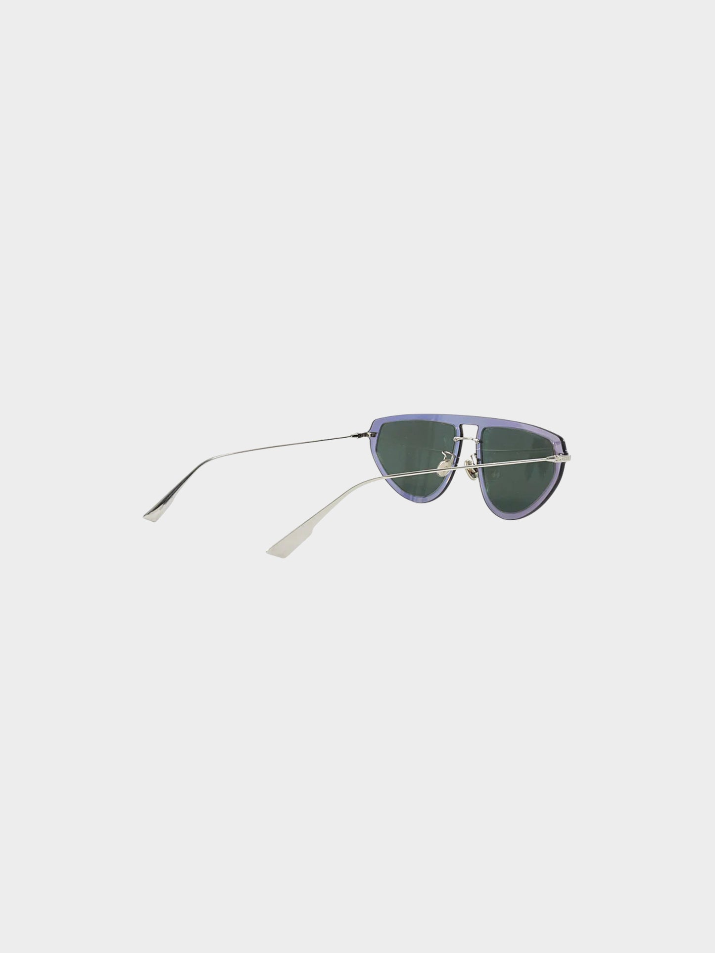 Christian Dior 2020s Gold and Blue DiorUltime2 Mirror Aviator Sunglasses