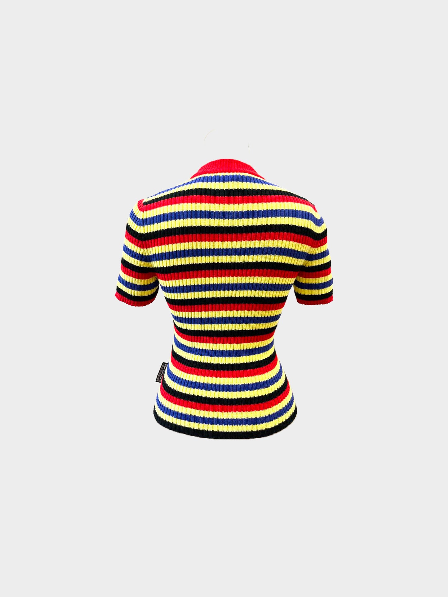 Versace Spring Summer 2019 Cotton Knit Striped Sweater