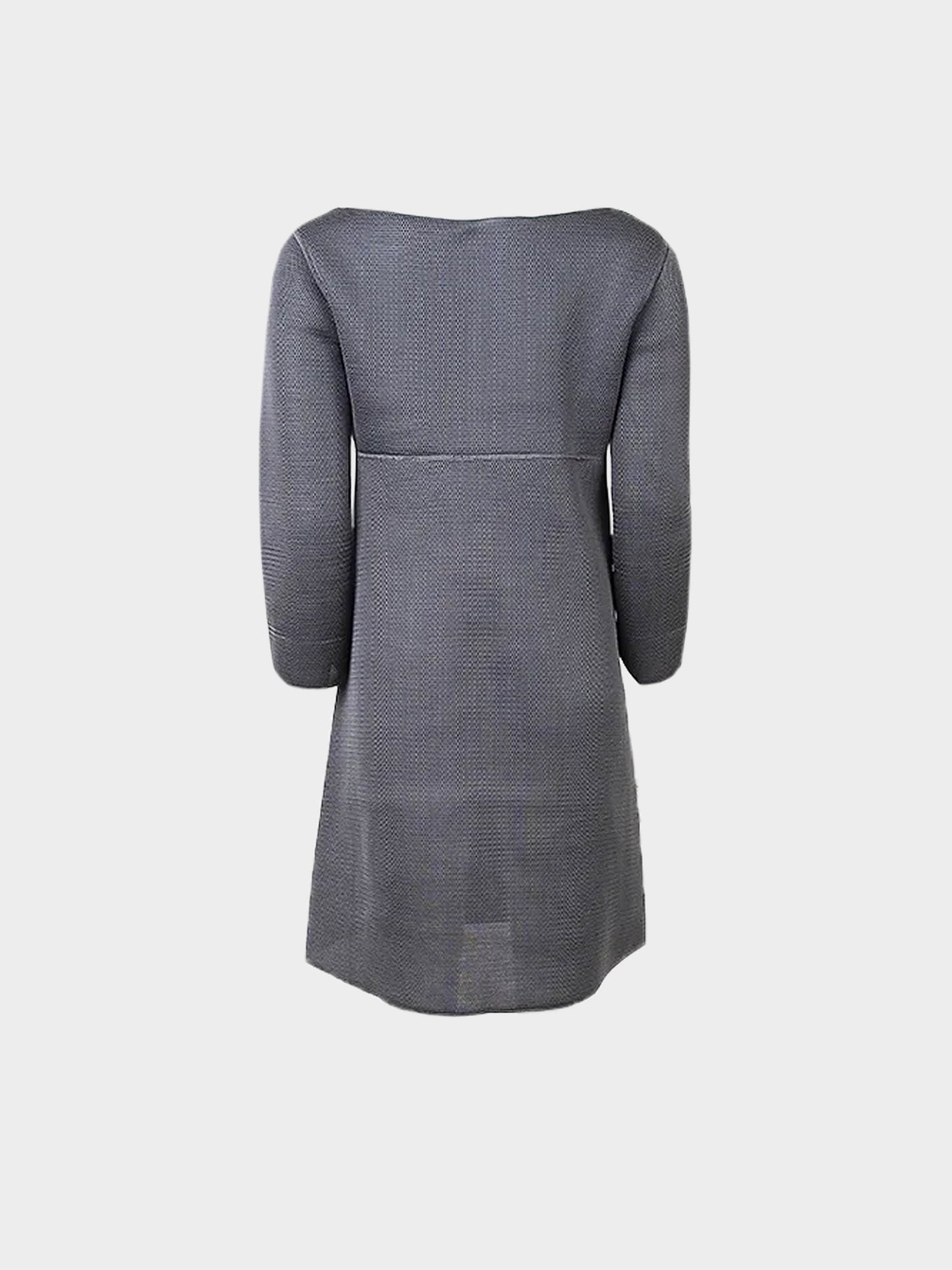 Miu Miu SS 1999 Grey Bow Mesh Dress
