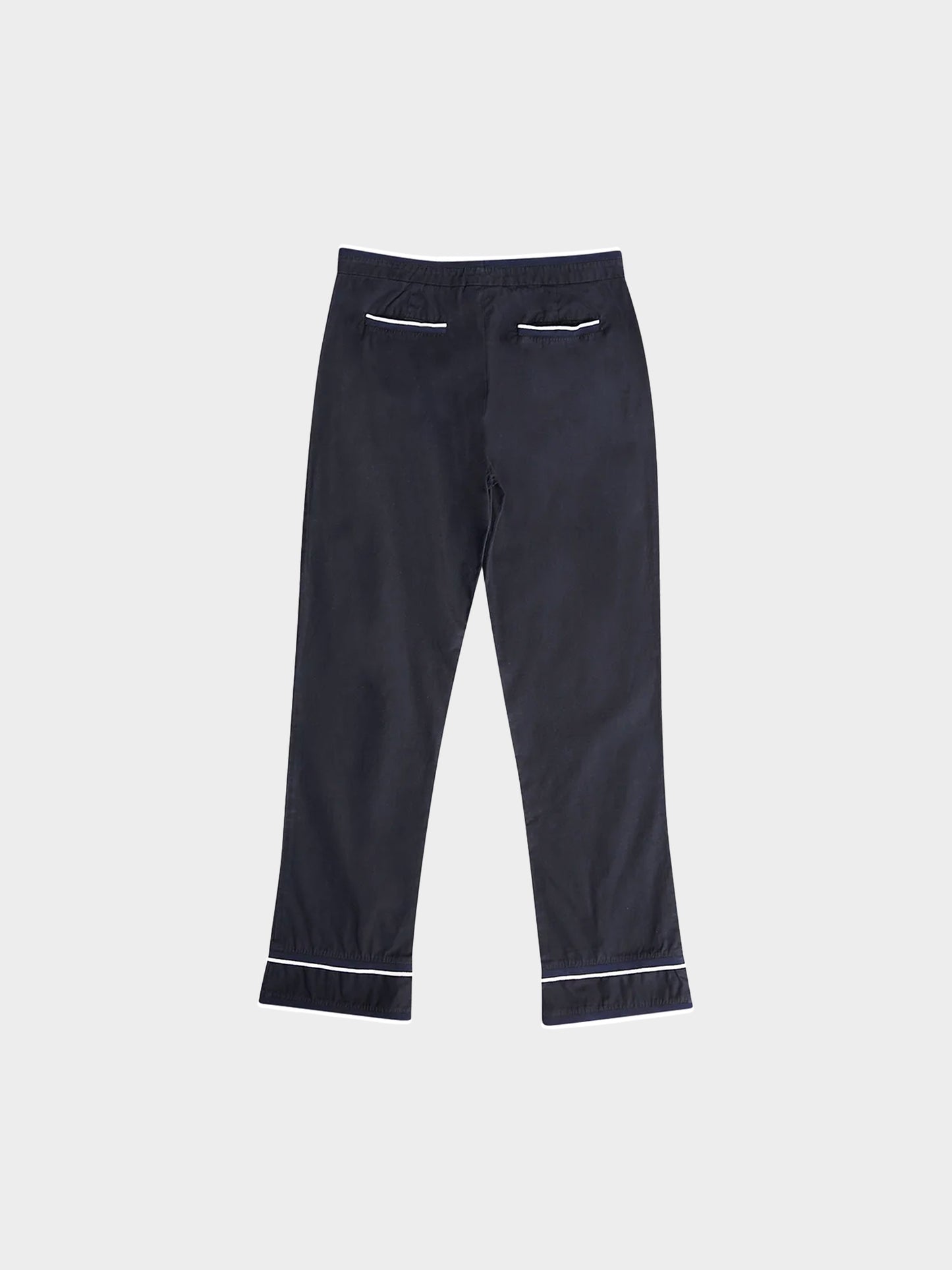 Miu Miu SS 2000 Black Tipped Trims Pants