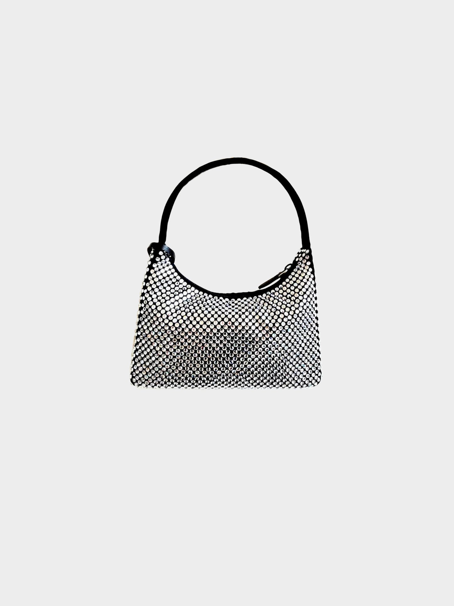Prada Spring Summer 2021 Crystal Embellished Re-edition 2000 Bag