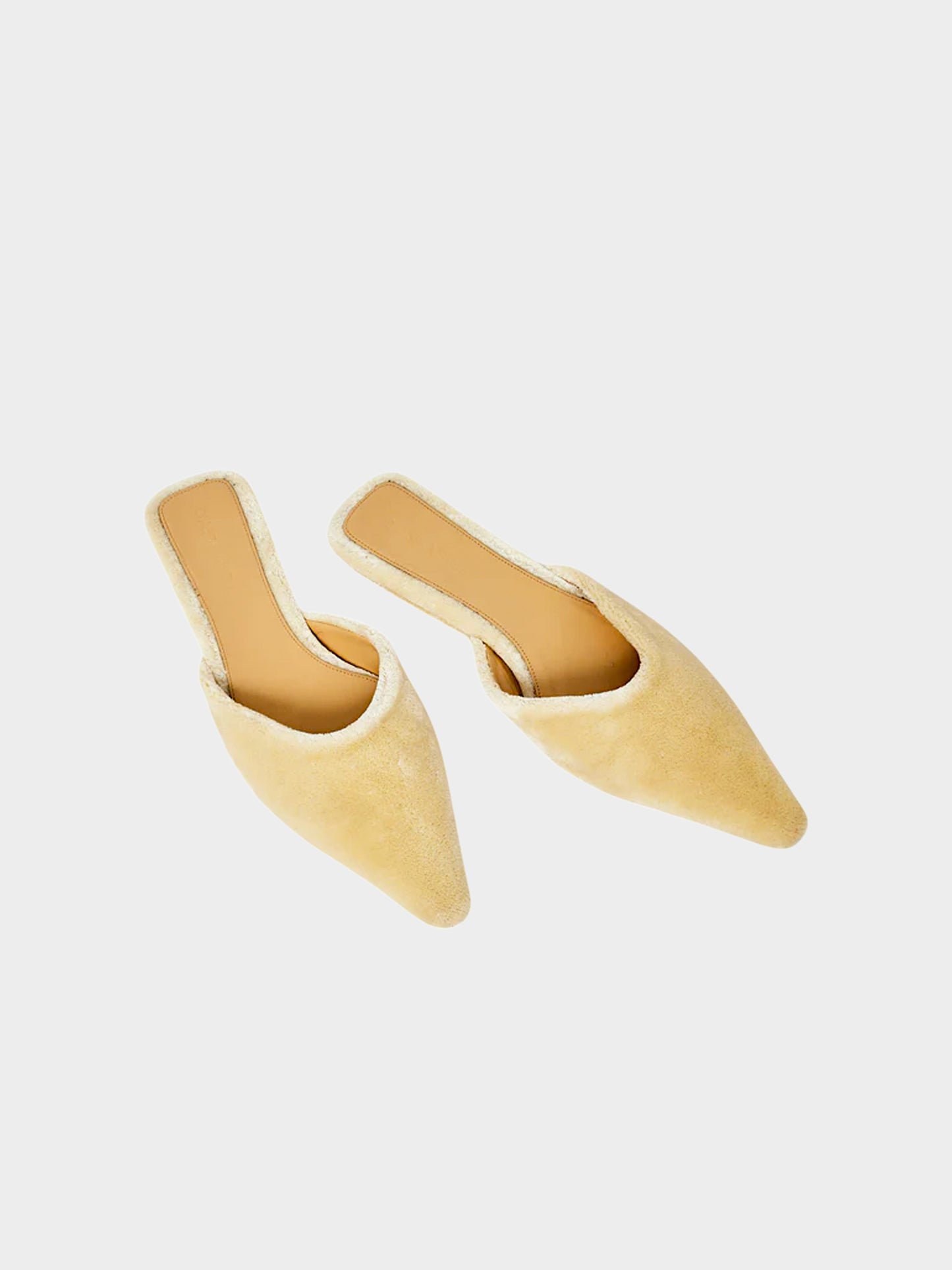 Bottega Veneta 2021 Beige Shearling Mules
