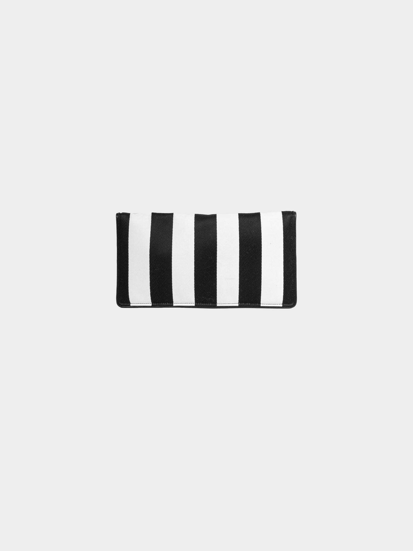 Balmain 2010s Striped Nylon Clutch