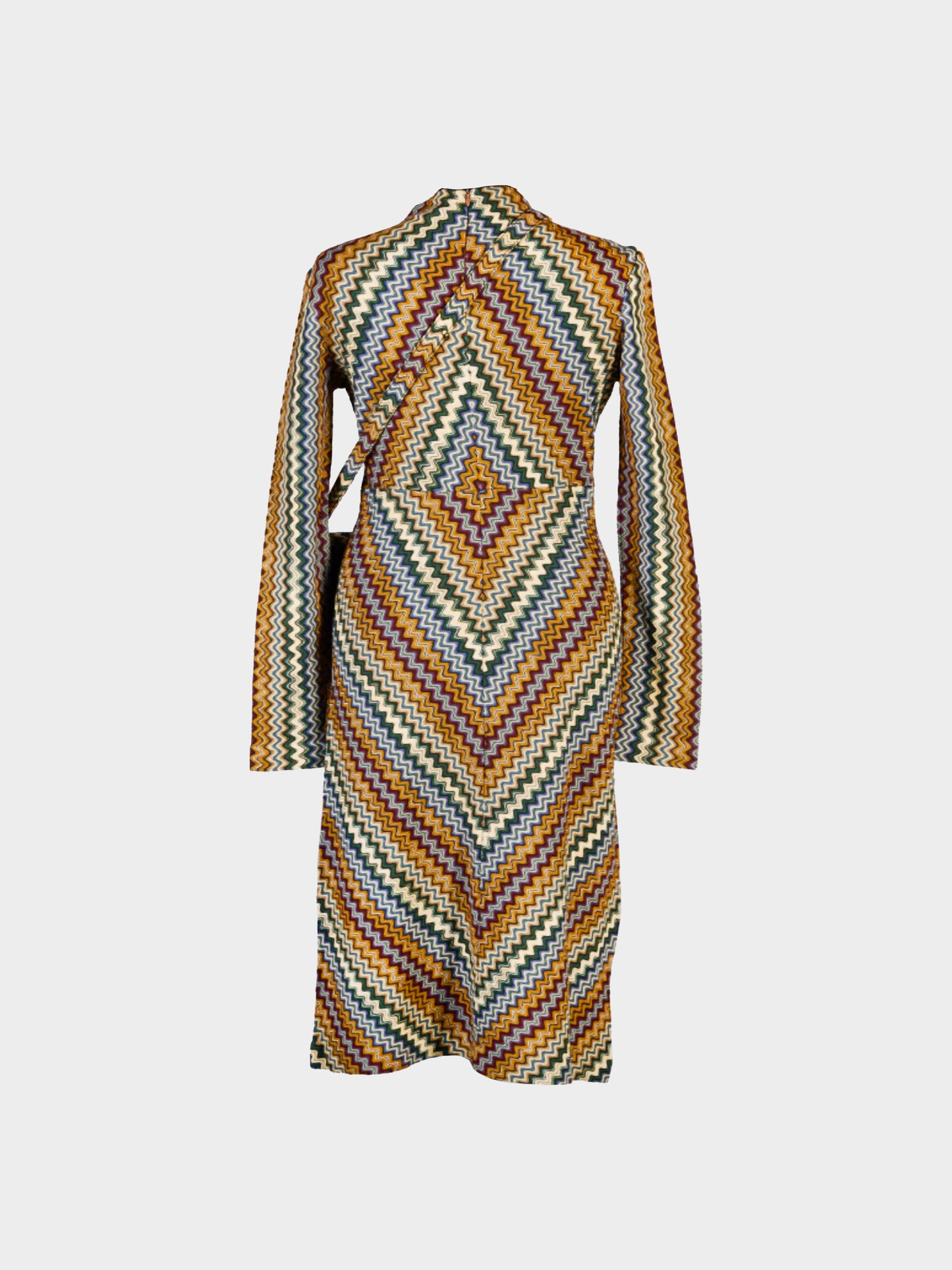 Missoni 2000s Wool Zig Zag Dress and Bag Set