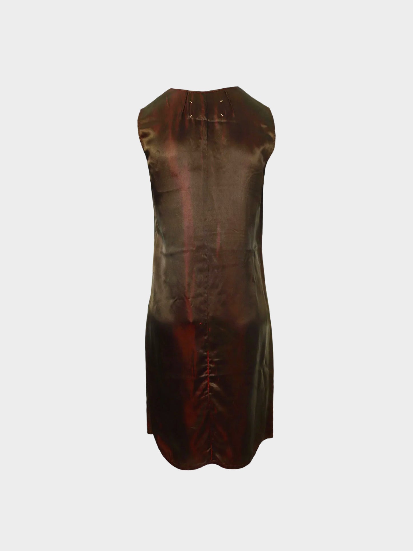Maison Martin Margiela AW 1997 Red Printed Sheath Dress