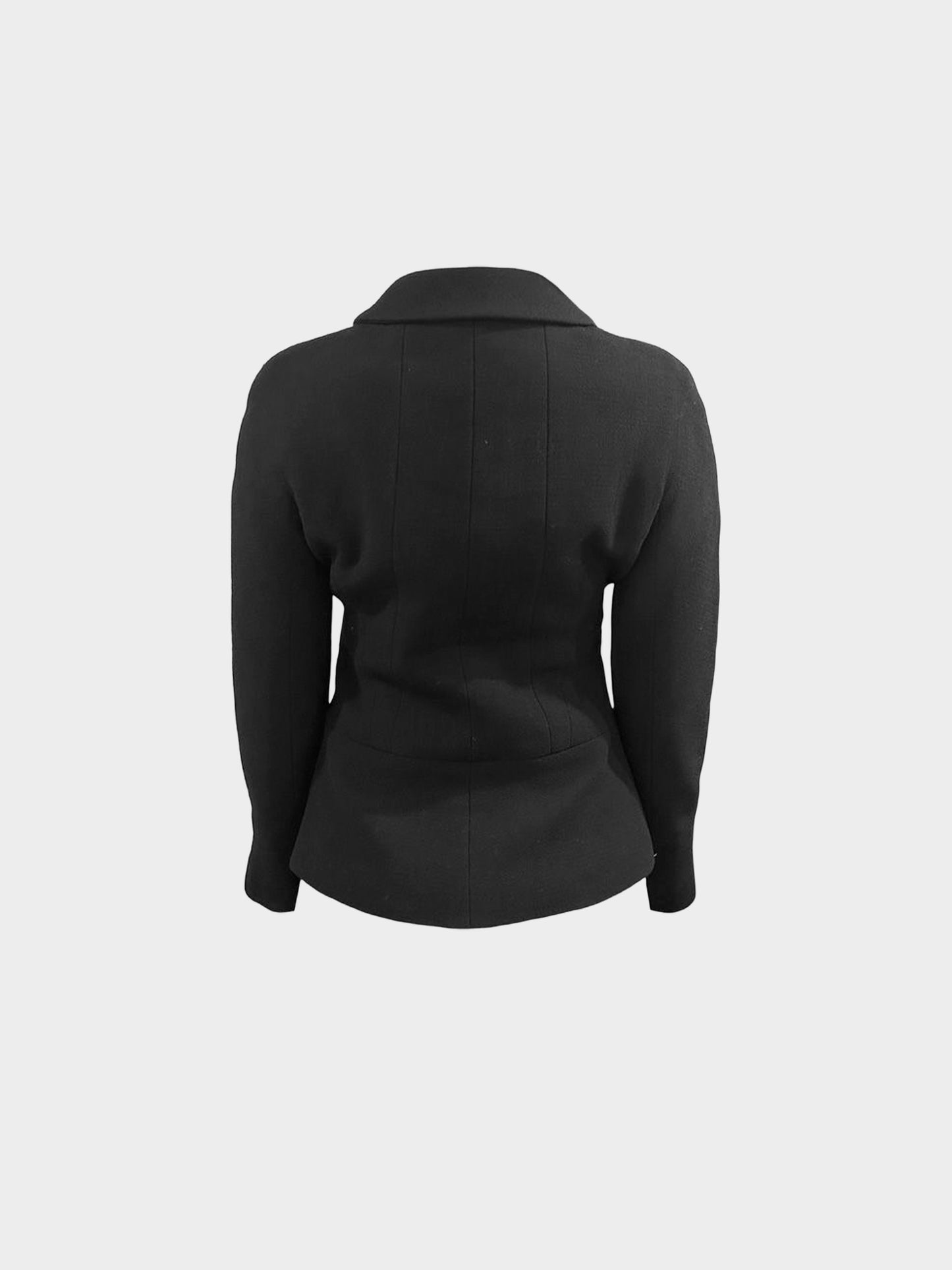 Chanel 2000s Black Wool Jacket