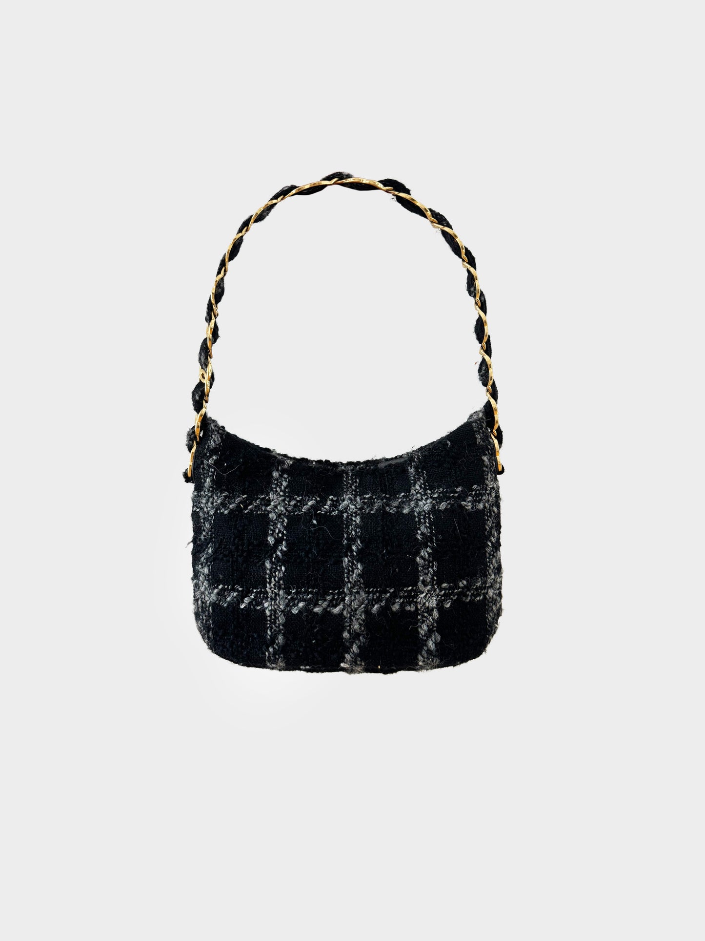 Chanel FW 2022 Tweed Hobo Bag