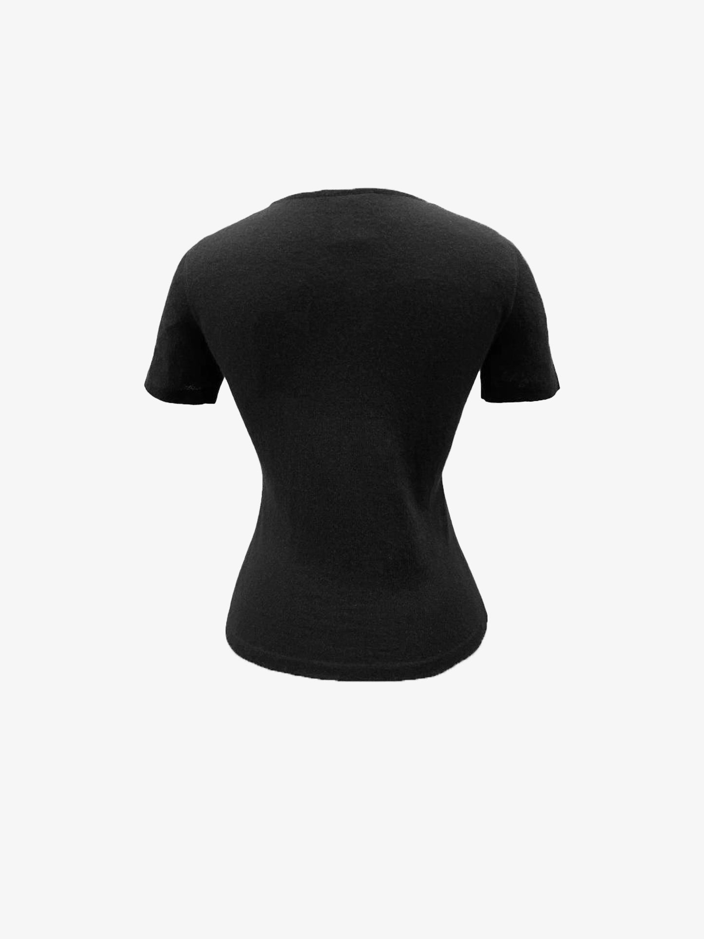 Chanel 1999 Black Cashmere T-shirt