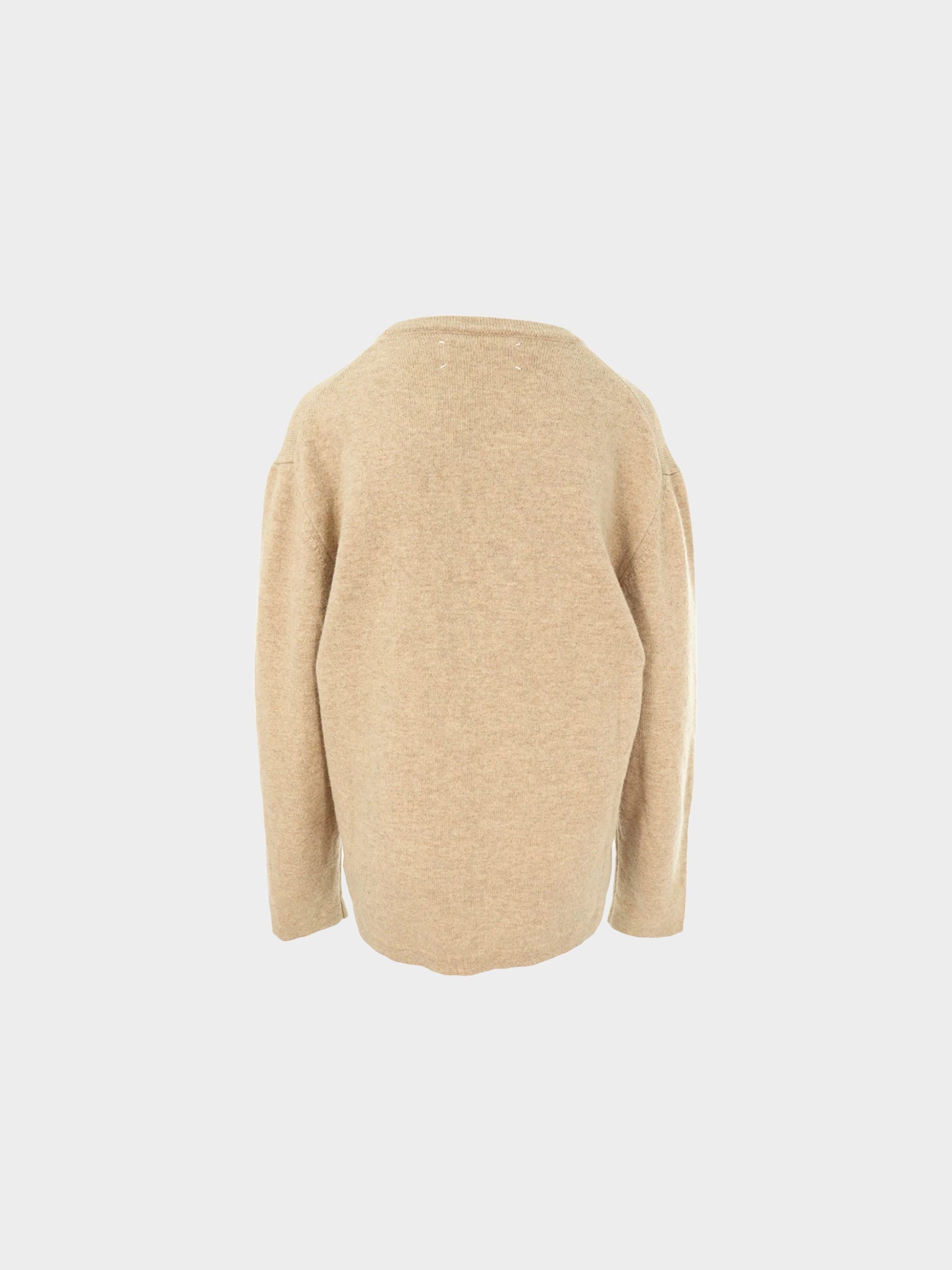 Maison Martin Margiela 2000s Beige Wool Sweater