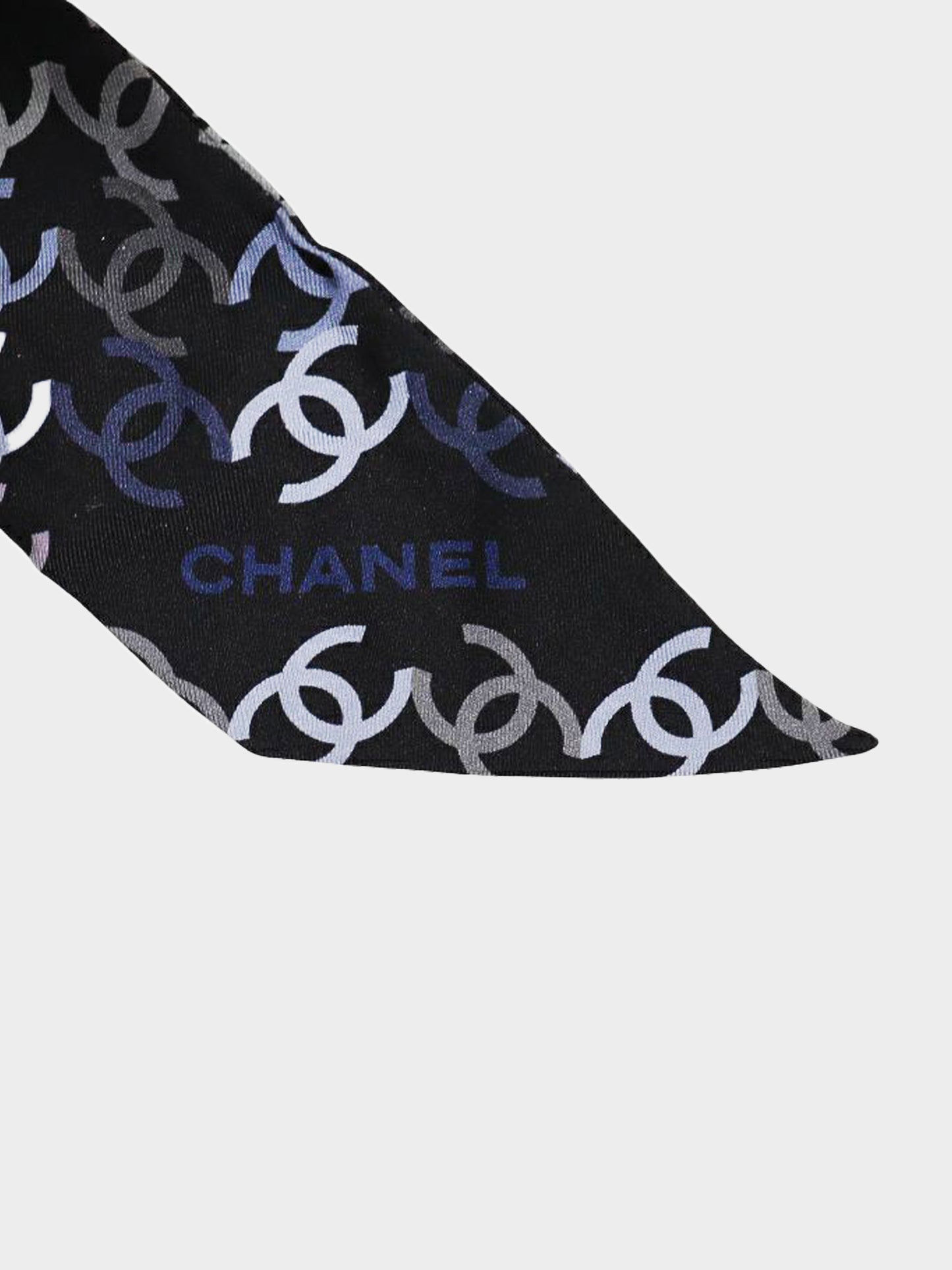 Chanel 2022 Multicolor CC Twily Silk Scarf