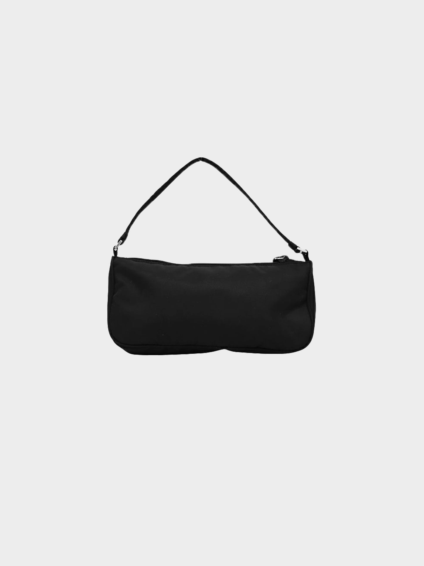 Prada 2000s Black Tessuto Nylon Pochette