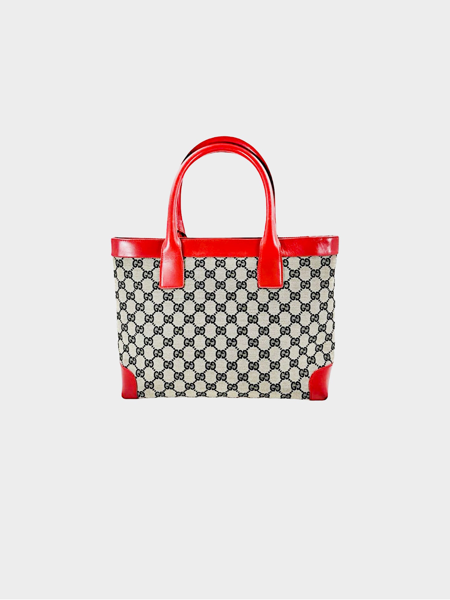 Gucci 2000s GG Monogram Canvas Tote Bag