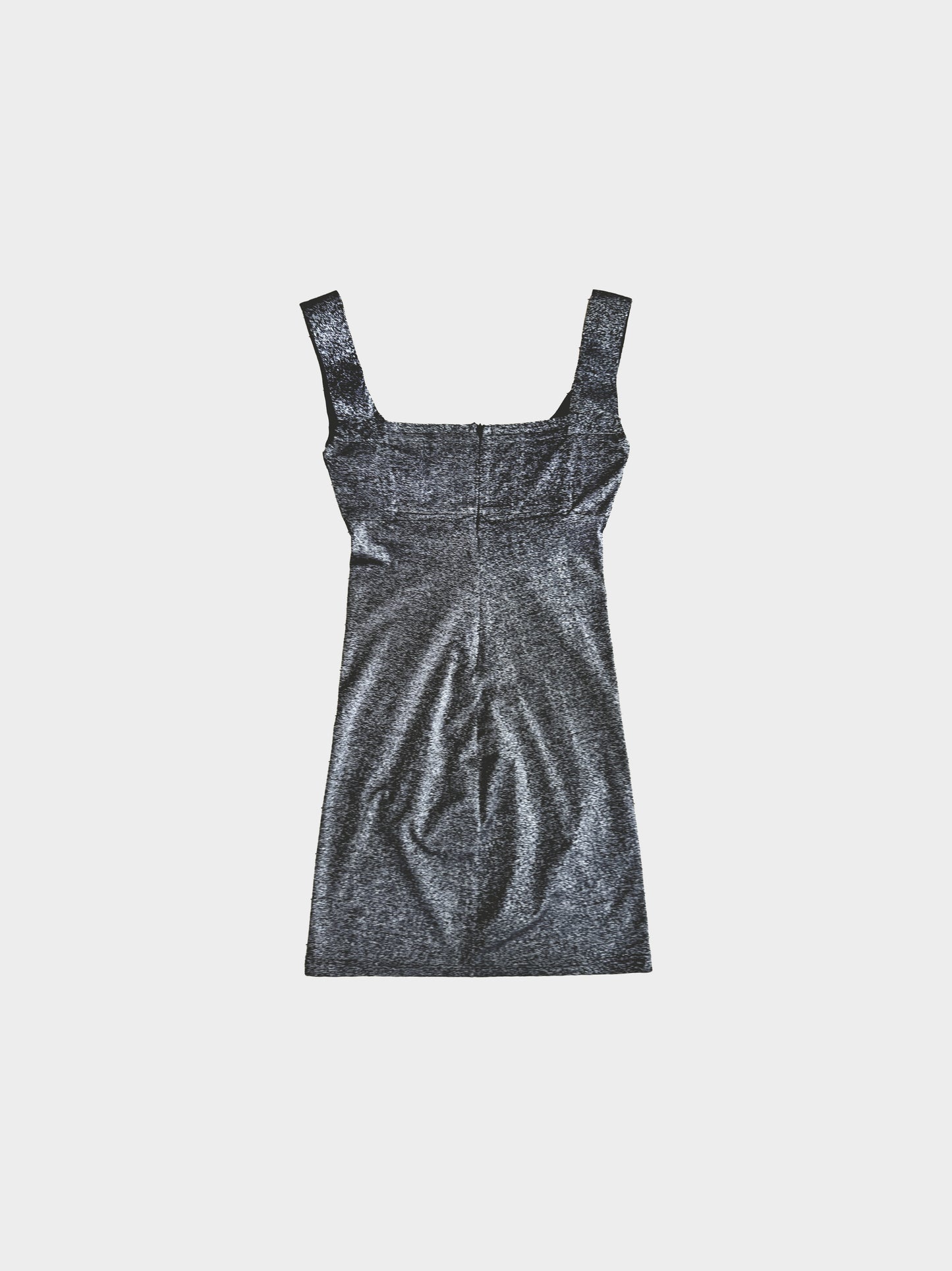 Vivienne Westwood Fall 1995 Rare Grey Glitter Bodycon Dress