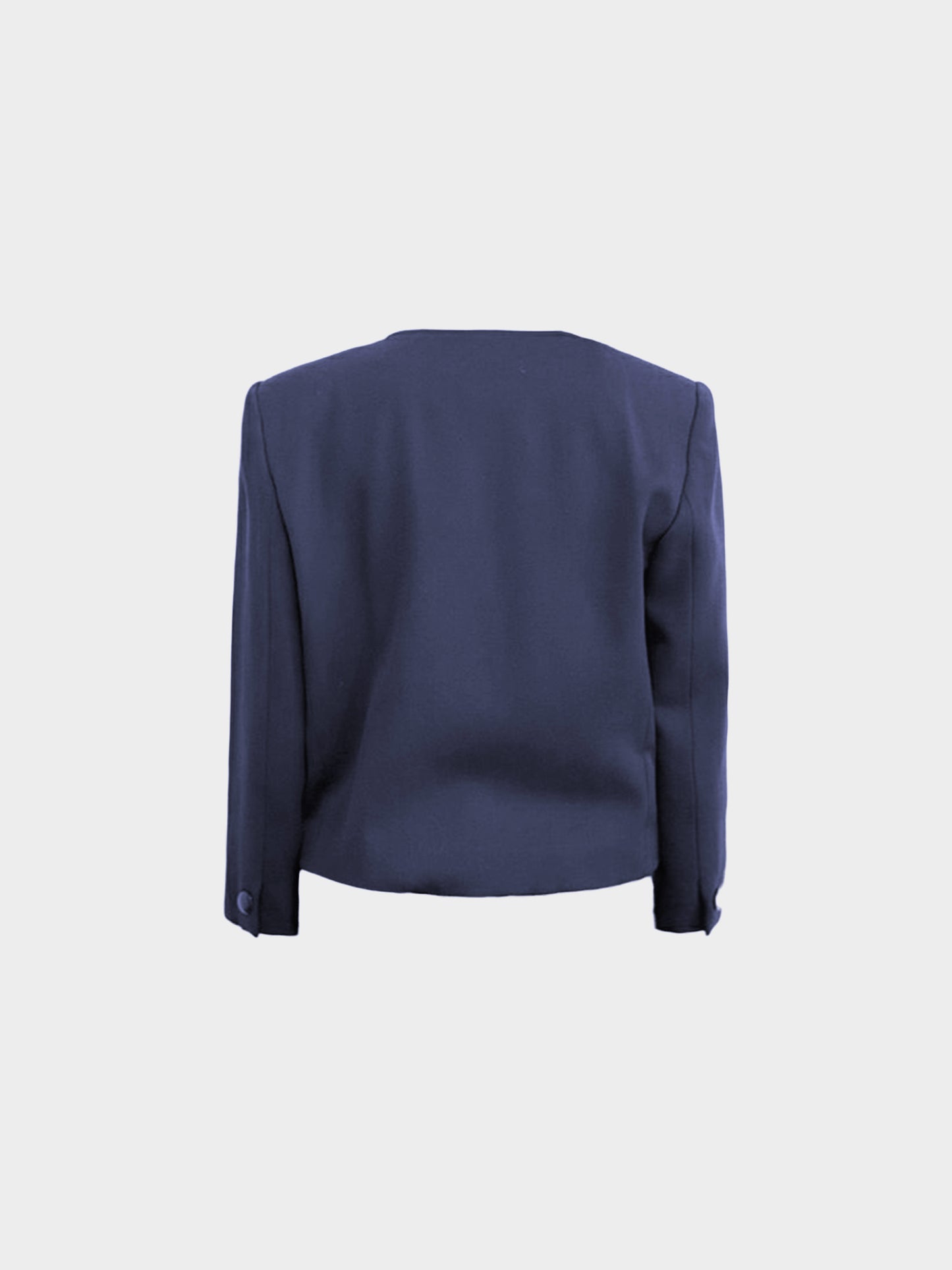 Christian Dior 1990s Navy Wool Jacket