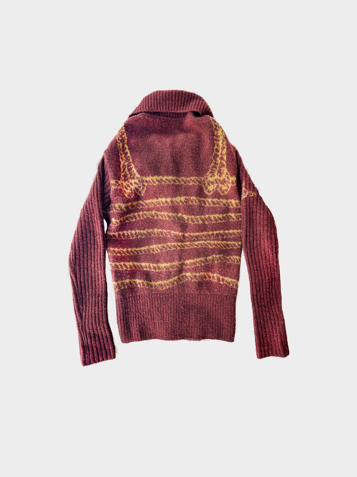 Vivienne Westwood 1990s Men's Brown Wool Sweater
