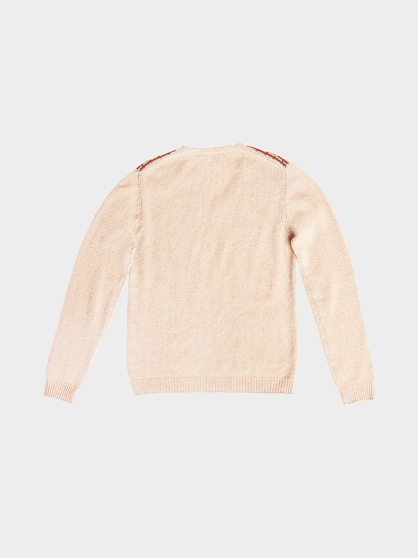 Prada FW 2005 Men's Beige Knitted Cashmere Sweater