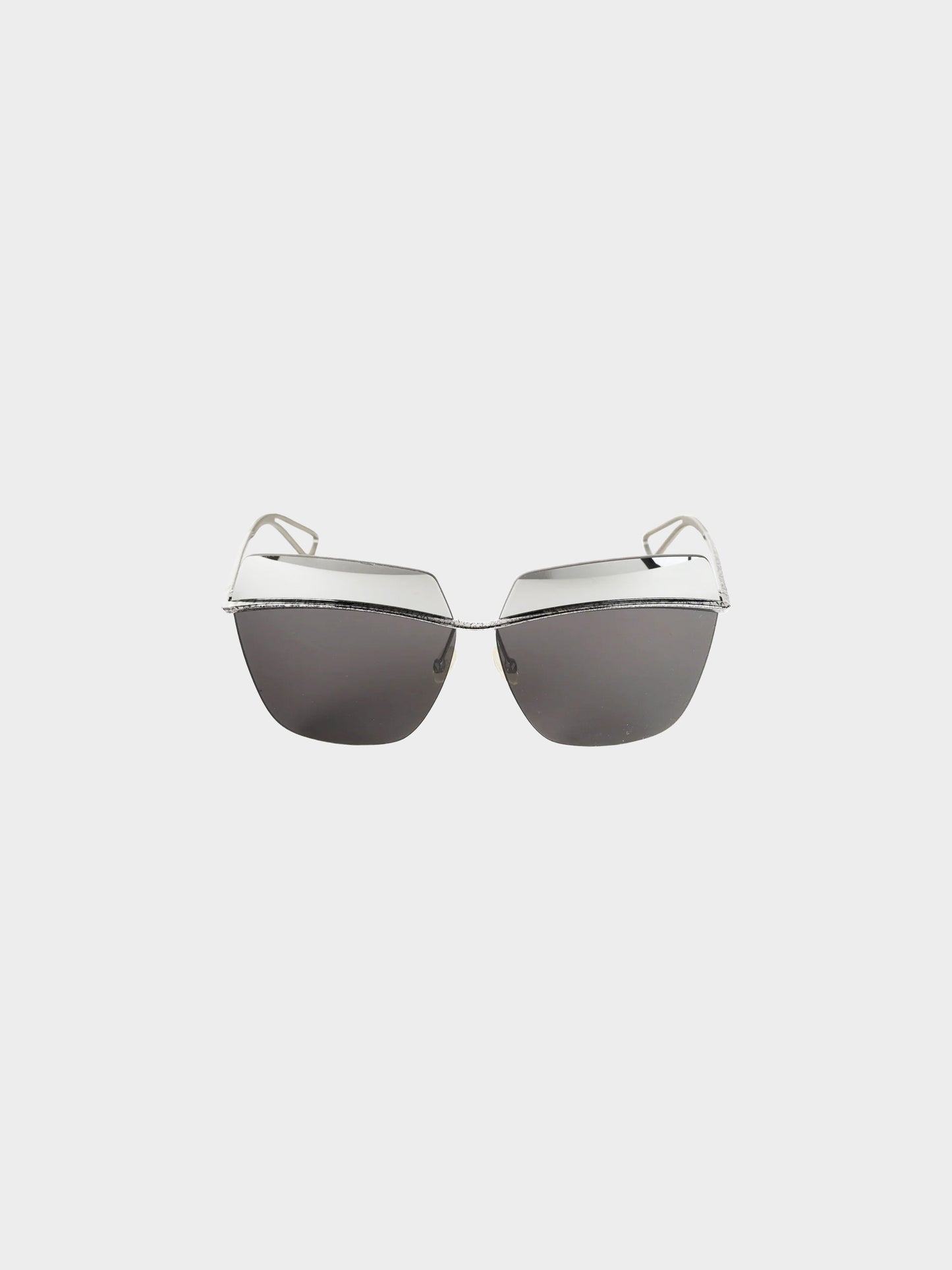 Christian Dior 2015 Mottled Metal Mirror Sunglasses