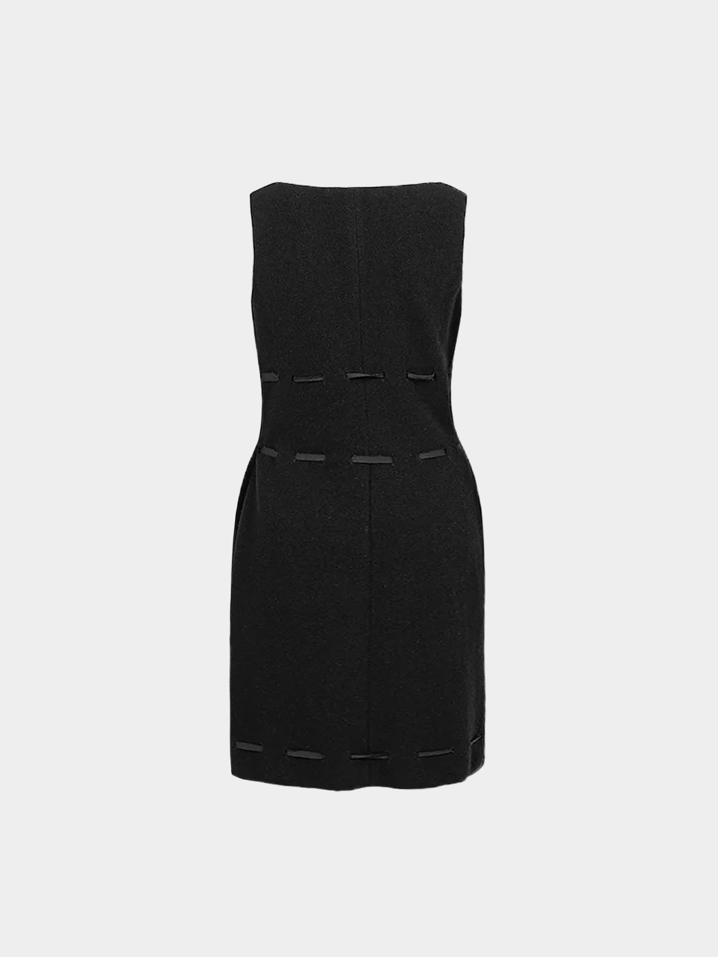 Miu Miu FW 1999 Black Virgin Wool Blend Dress