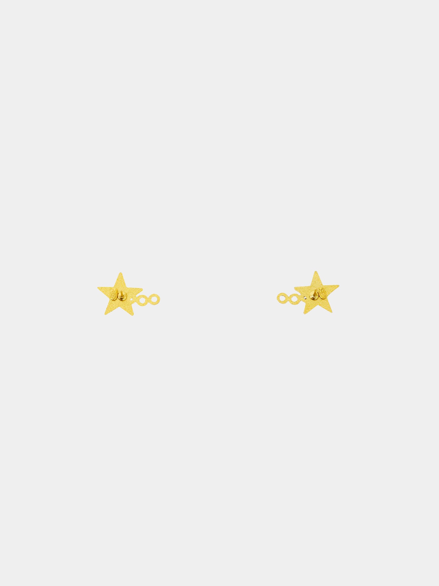 Chanel 2001 Gold COCO Star Studs