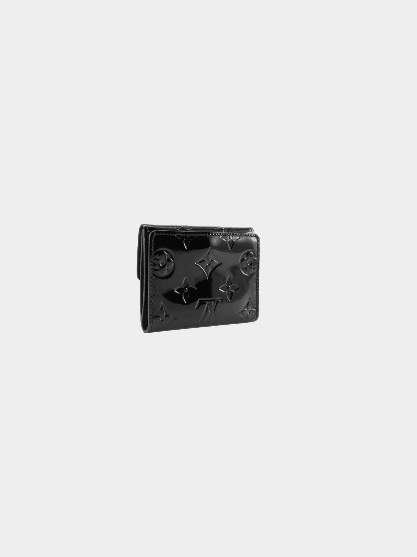 Louis Vuitton 2007 Black Vernis Monogram Ludlow Wallet
