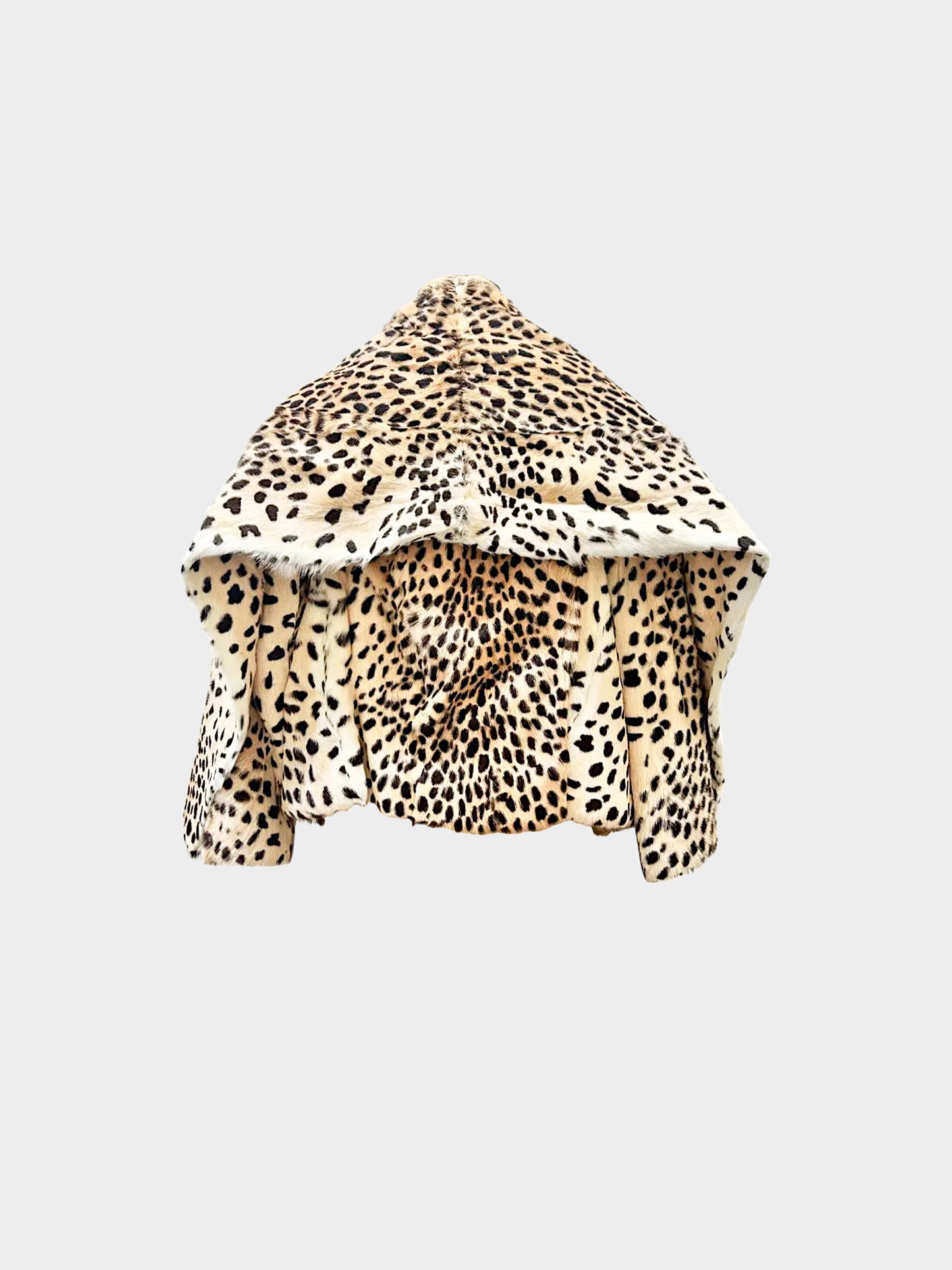 Alexander McQueen 2010 Leopard Print Fur Coat Jacket