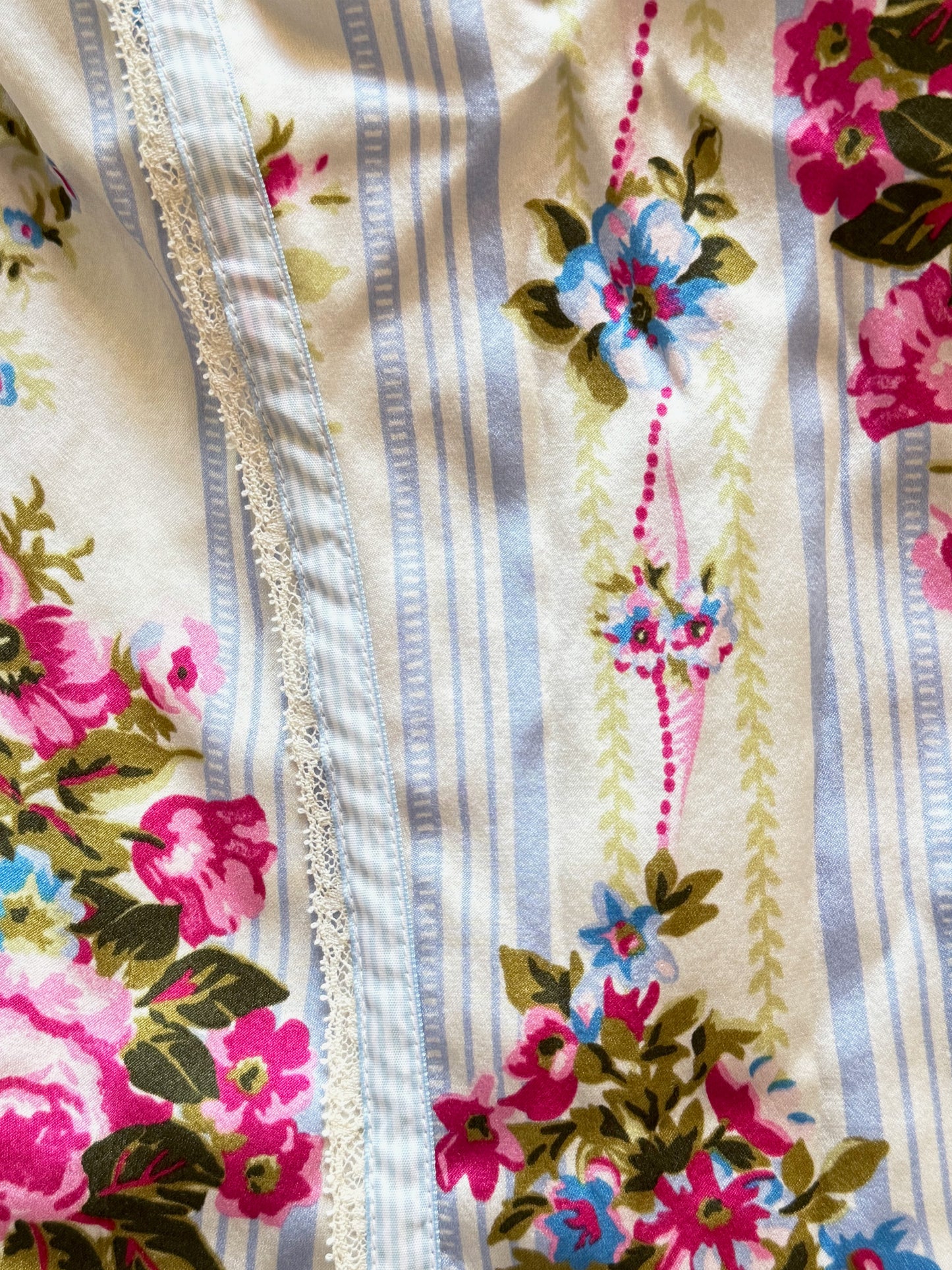Blumarine 2000s Silk Floral Print Corset