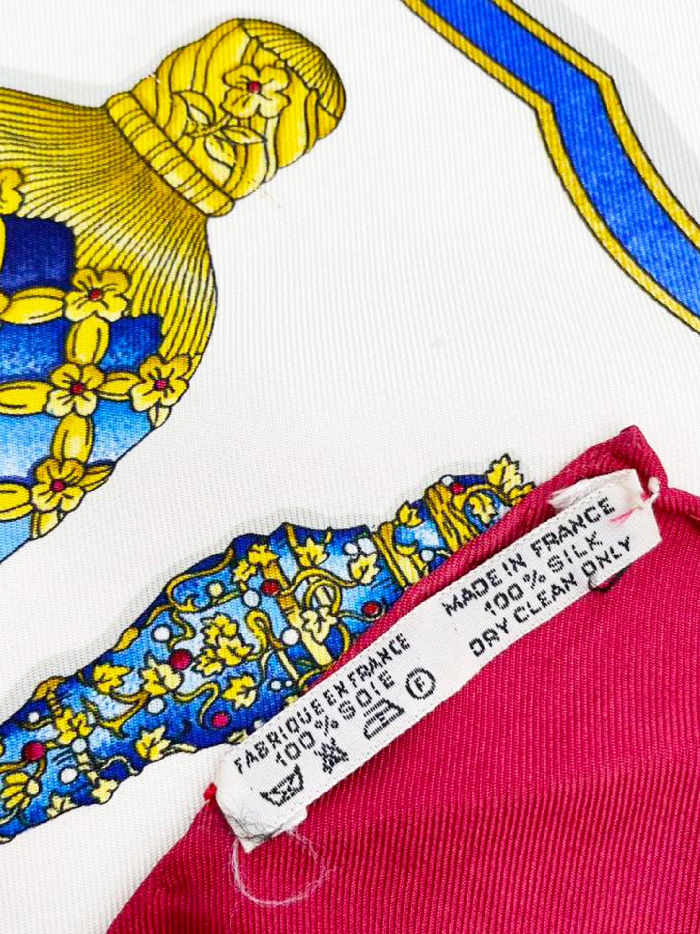 Hermes 1988 Qu'Import Le Flacon Silk Scarf