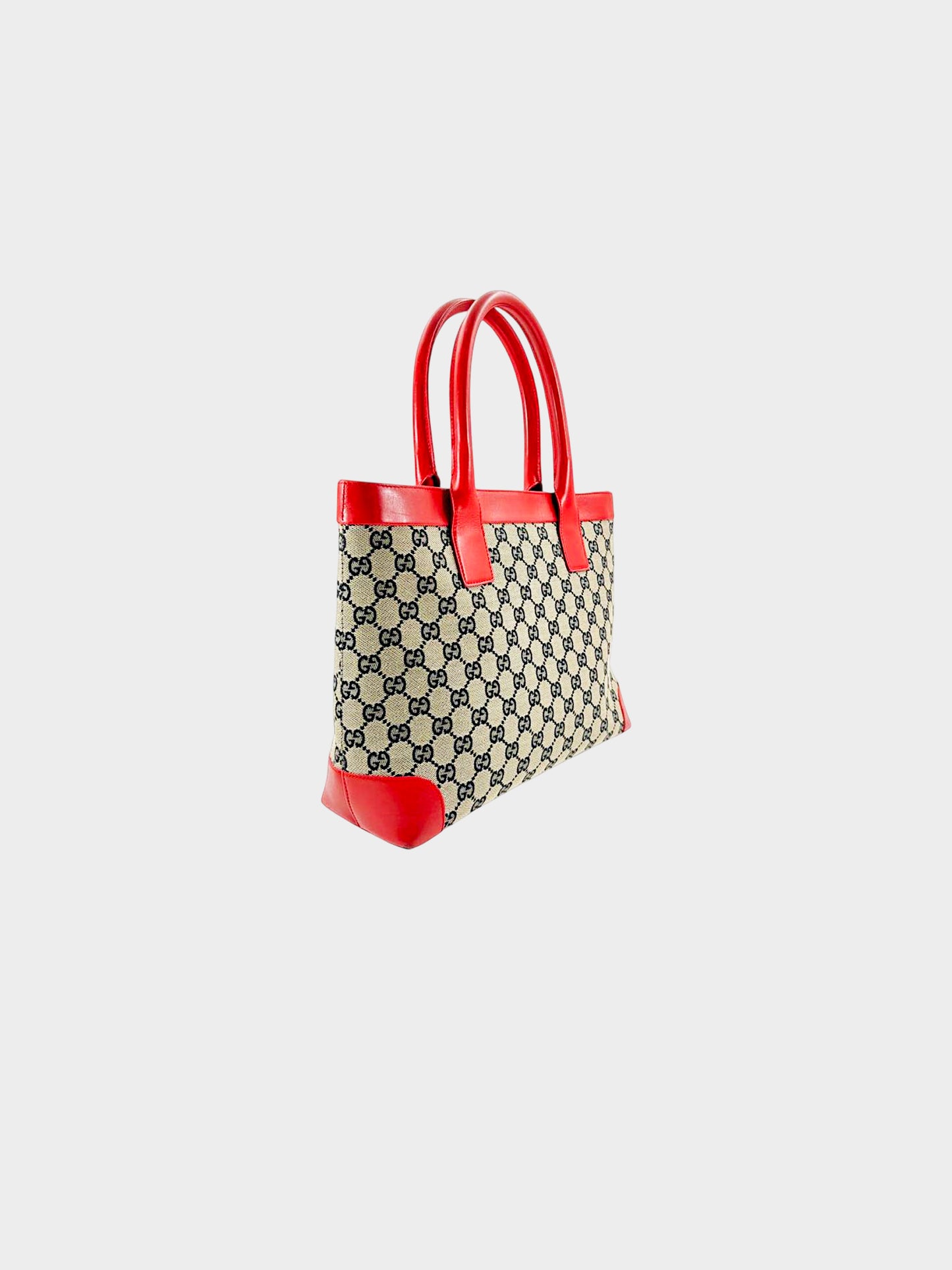 Gucci 2000s GG Monogram Canvas Tote Bag