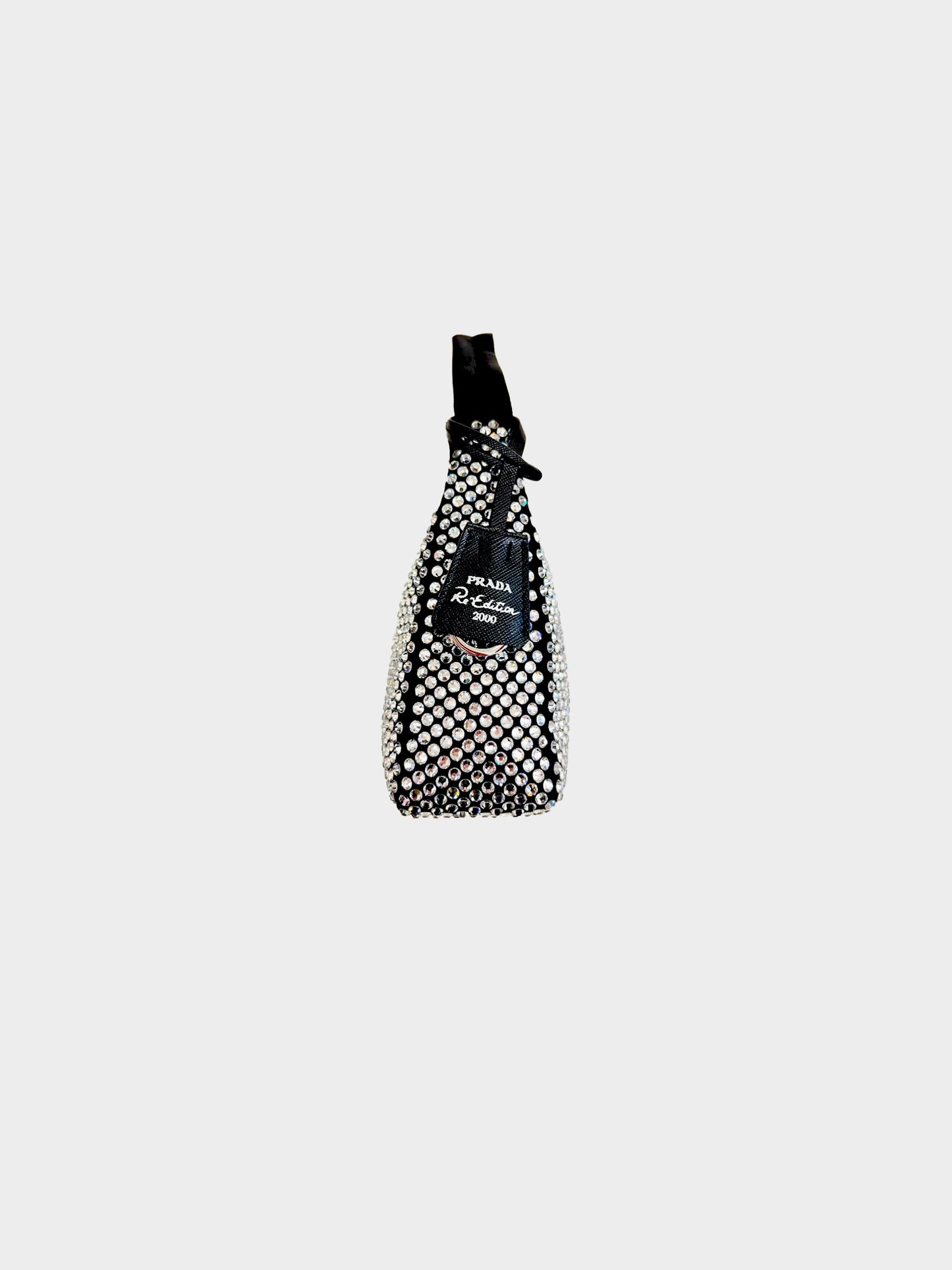 Prada Spring Summer 2021 Crystal Embellished Re-edition 2000 Bag