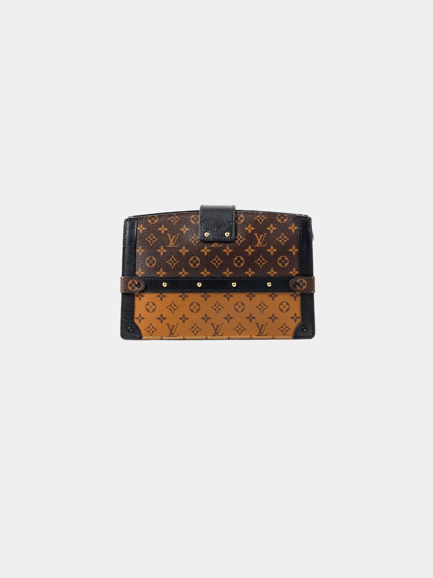 Louis Vuitton 2019 Reverse Monogram Coated Canvas Trunk Clutch
