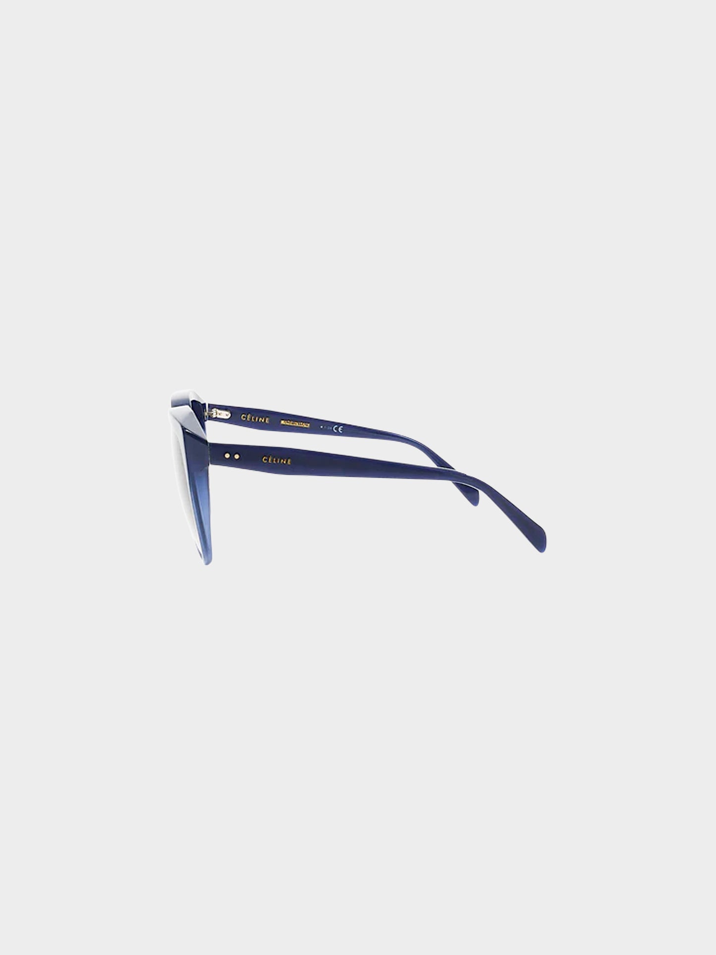Celine 2020s Blue Round Oversized Sunglasses