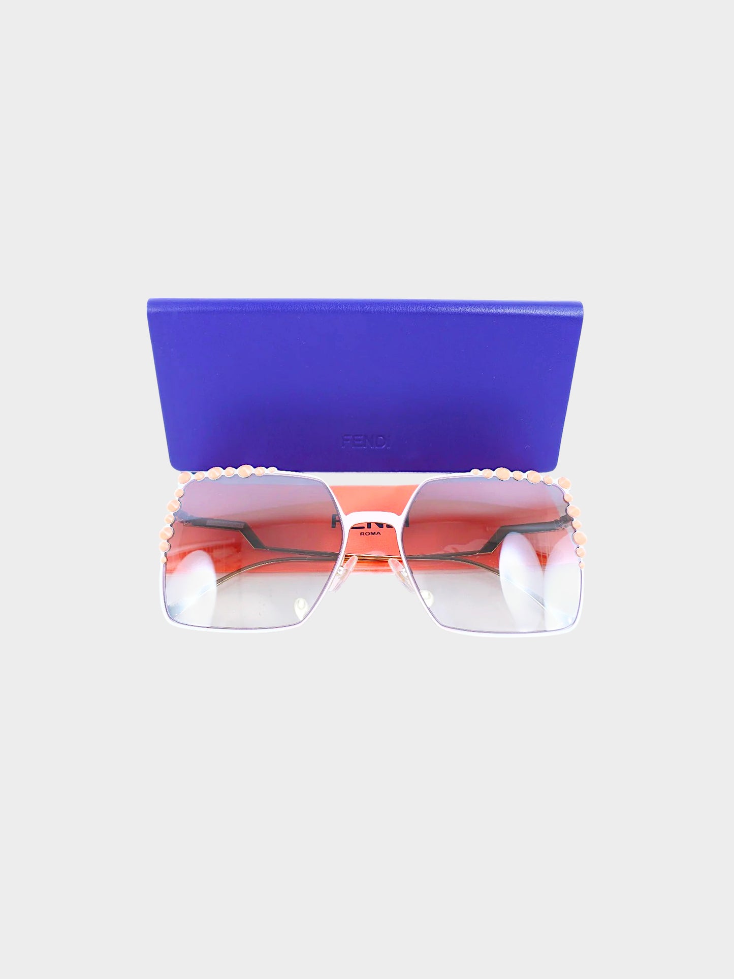Fendi 2019 Gradient Square Sunglasses