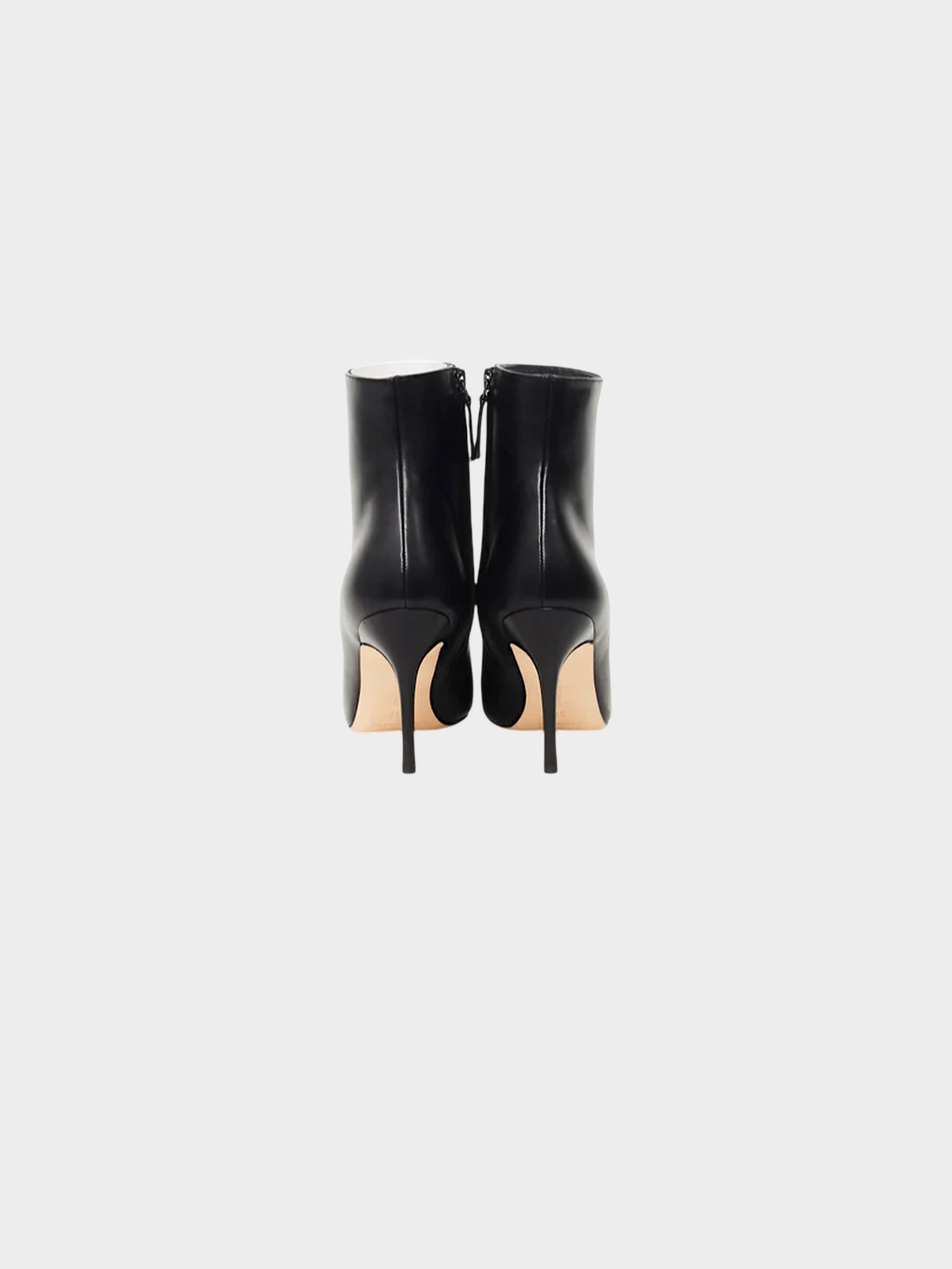 Manolo Blahnik 2020s Black Leather Insopo Ankle Bootie